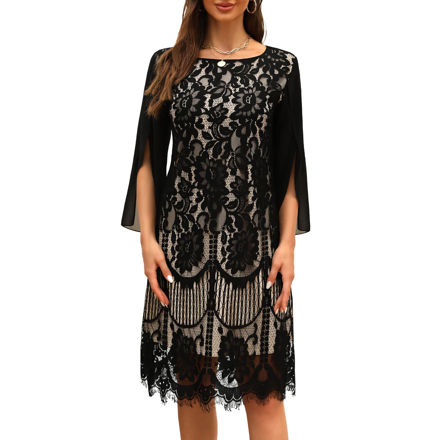 Elegant Women's Wedding Guest Dresses & Cocktail Dresses - Lace Sequin Prom Gowns for Formal Occasions | Perfect for Weddings, Parties & Special Events