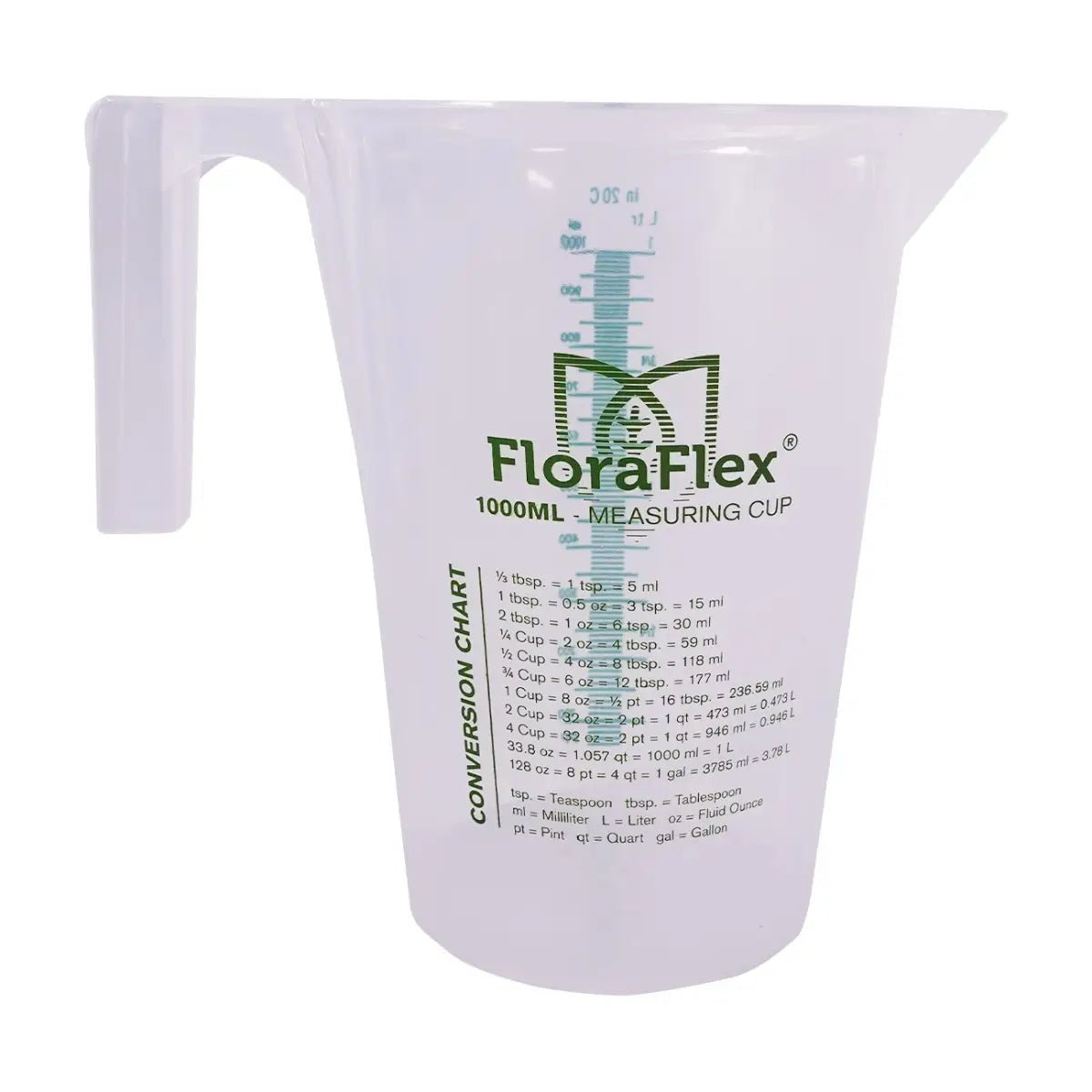 FloraFlex Measuring Cup - 8oz & 16oz Sizes - Precise Liquid Measurement for Hydroponics & Gardening - Perfect for Nutrient Mixing, pH Testing & Indoor Plant Care