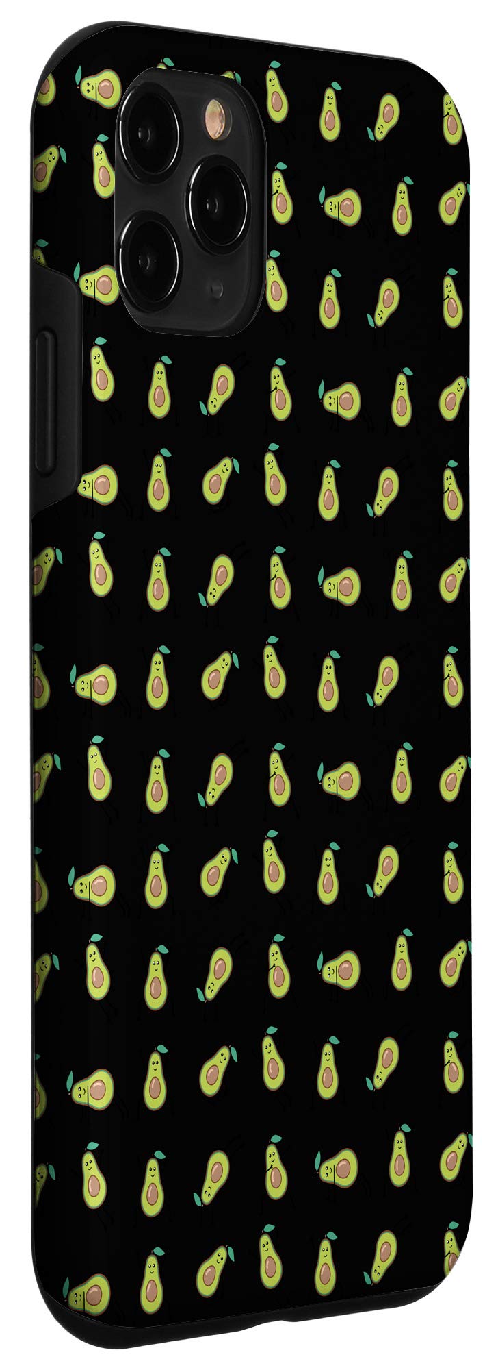 iPhone 11 Pro Case - Dancing Avocado Guacamole Vegan Design - Shockproof & Slim Protective Cover - Perfect for Gym, Aerobics & Vegan Lifestyle