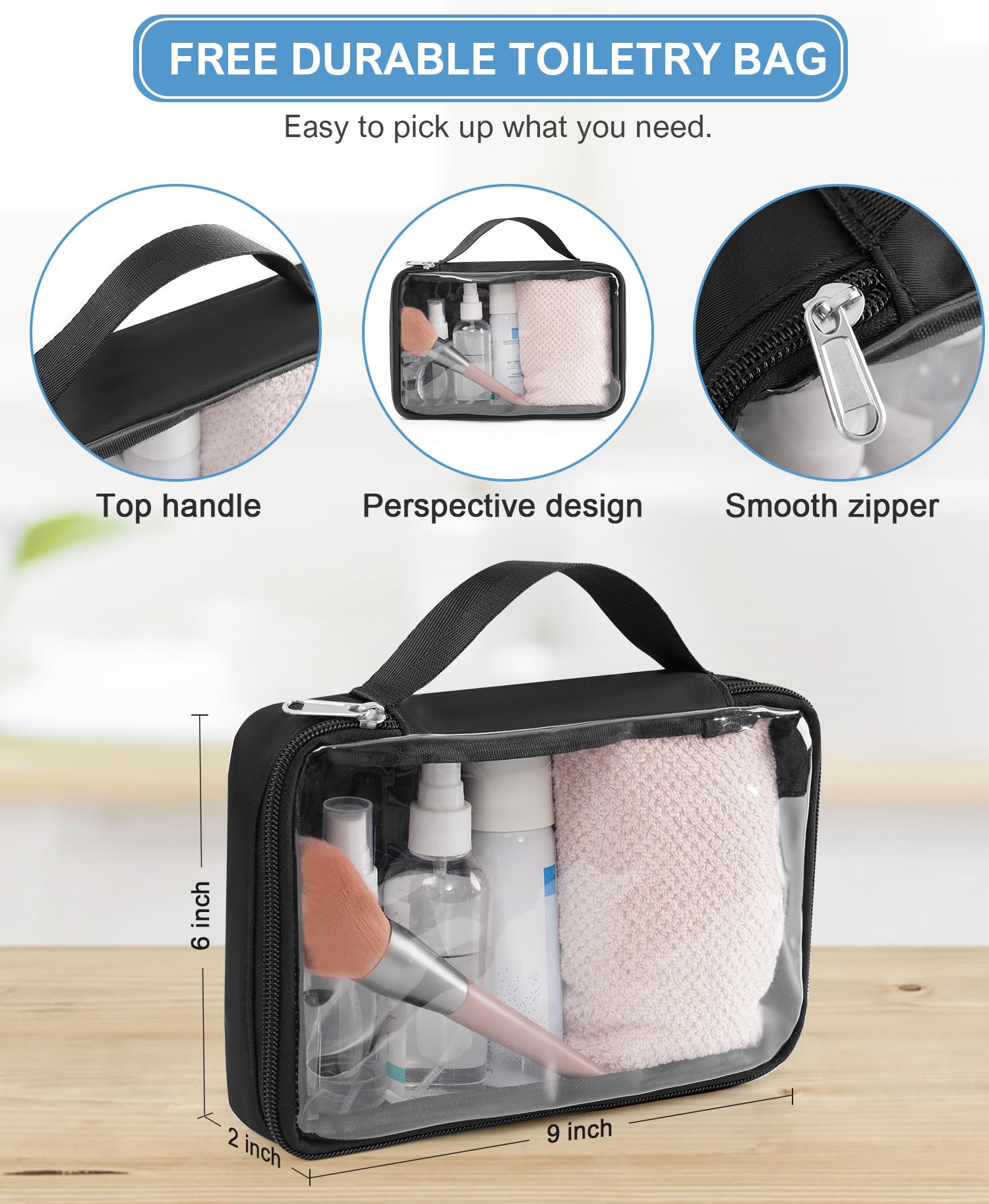 Beraliy Lightweight Travel Backpack - Airline Approved Carry On Personal Item, Durable Hiking & Laptop Backpack for College, Work, Gym - Perfect for Men & Women (Black) | Ideal for Business Trips, Weekend Getaways & Outdoor Adventures