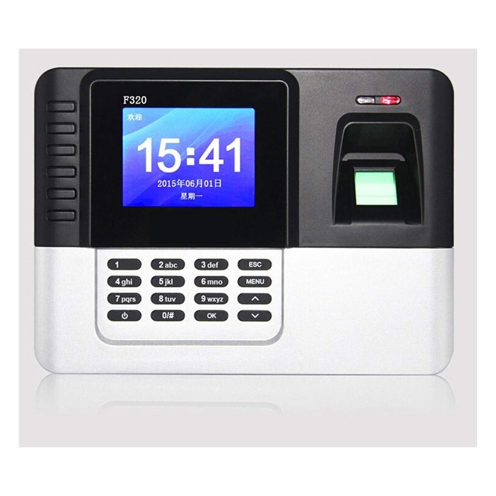 Biometric Fingerprint Time Attendance Machine with USB Download & Network Connectivity - Office & Company Employee Clock-in System for Accurate Time Tracking & Payroll Management