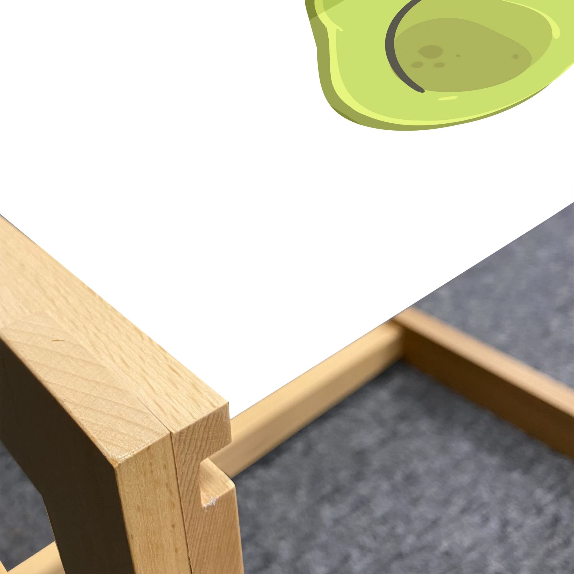 Ambesonne Avocado Themed Coffee Table - 