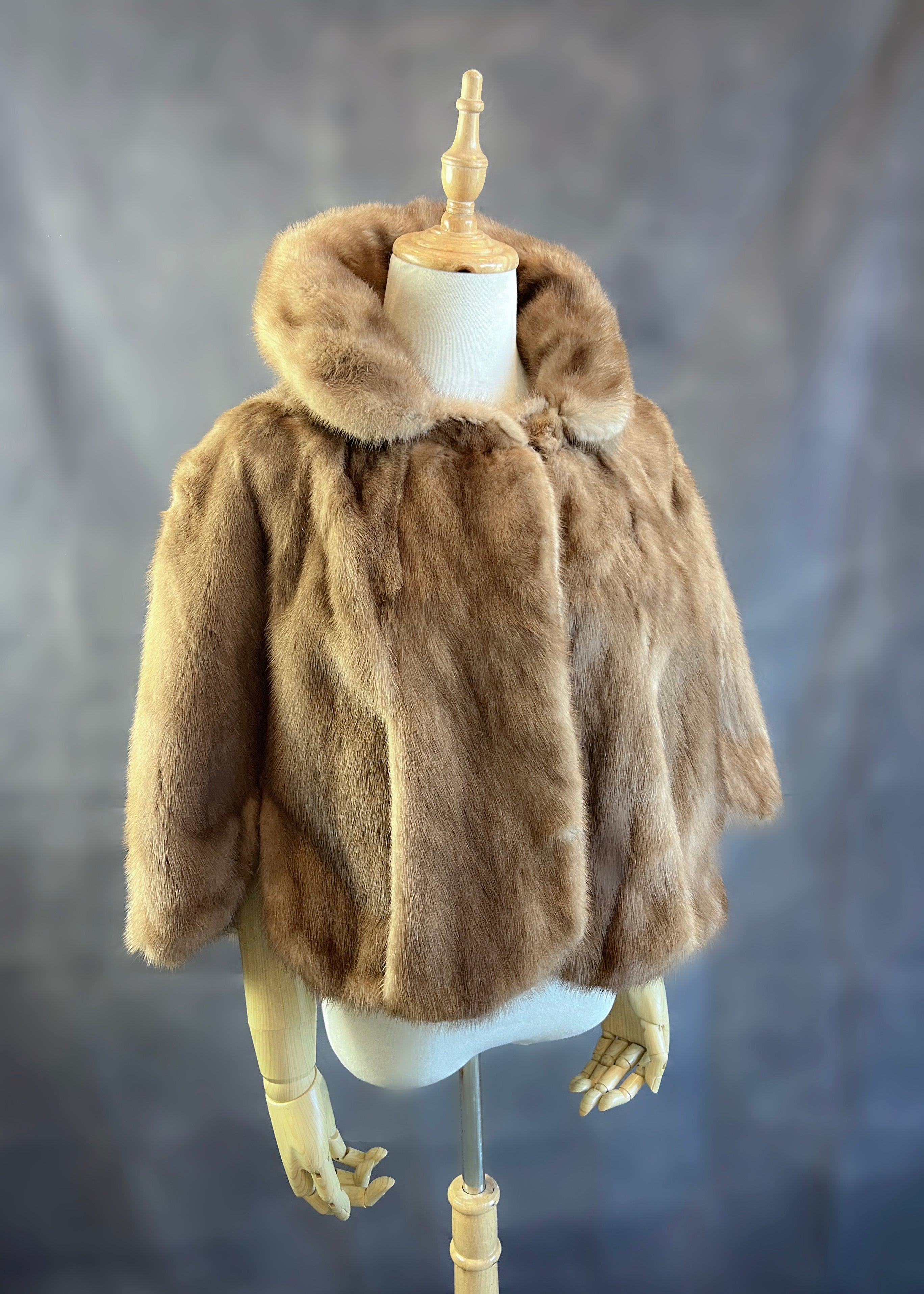 Luxury Real Mink Fur Cape - Premium Winter Shawl for Women (Mink14) | Elegant Evening Wear & Cold Weather Fashion Accessory for Parties, Weddings, and Special Occasions