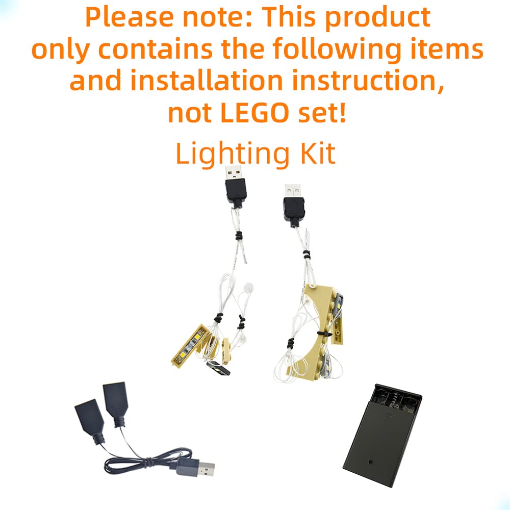 GEAMENT LED Light Kit for Harry Potter Hogwarts Astronomy Tower - Compatible with Lego 75969 (Building Blocks Not Included) | DIY Lighting Set for Lego Castle Model | Perfect for Harry Potter Fans, Room Decor & Gift Ideas