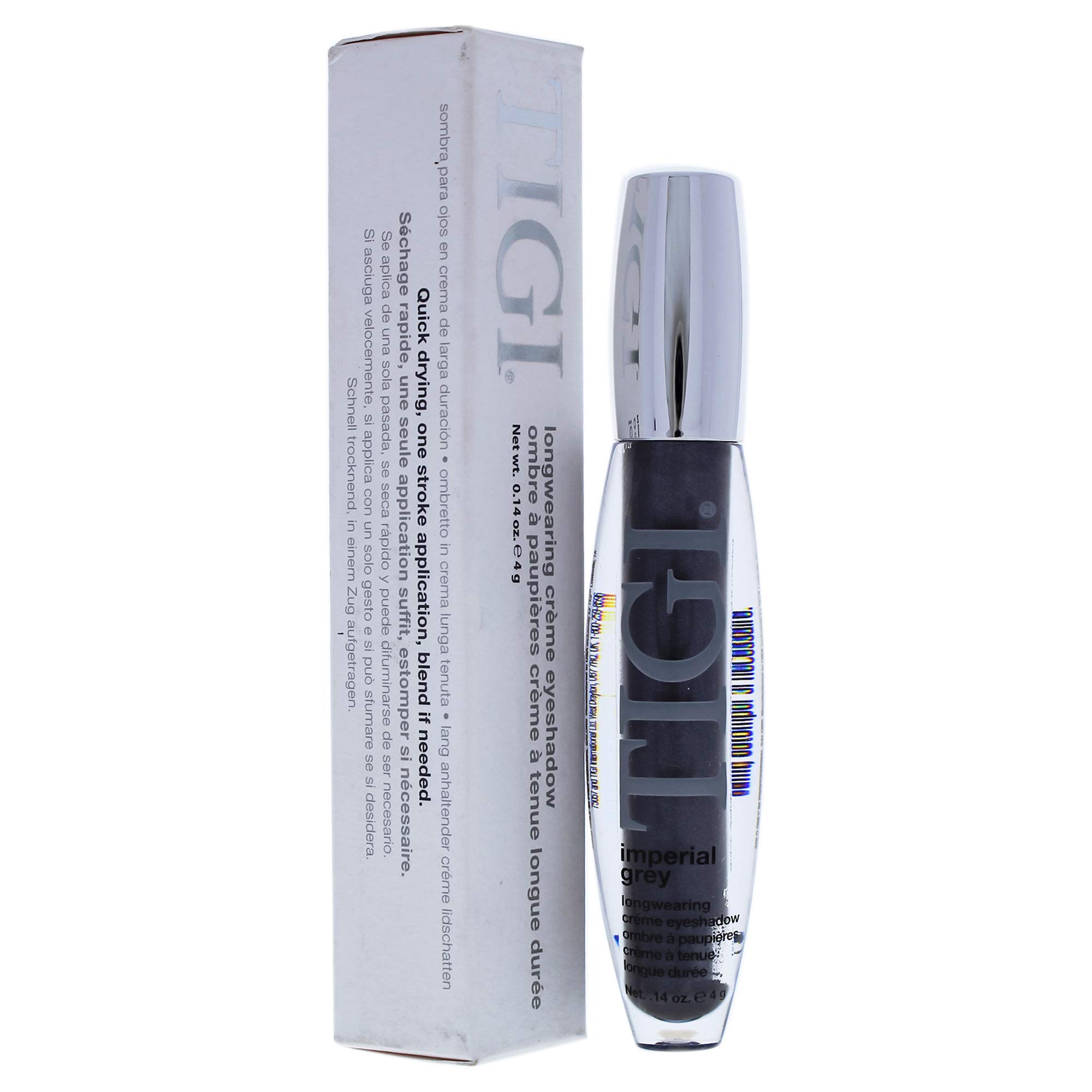 Tigi Longwearing Creme Eyeshadow - Imperial Grey (0.14 Oz) | Smudge-Proof & Water-Resistant Eye Makeup for Women | Perfect for Day to Night Looks & Special Occasions