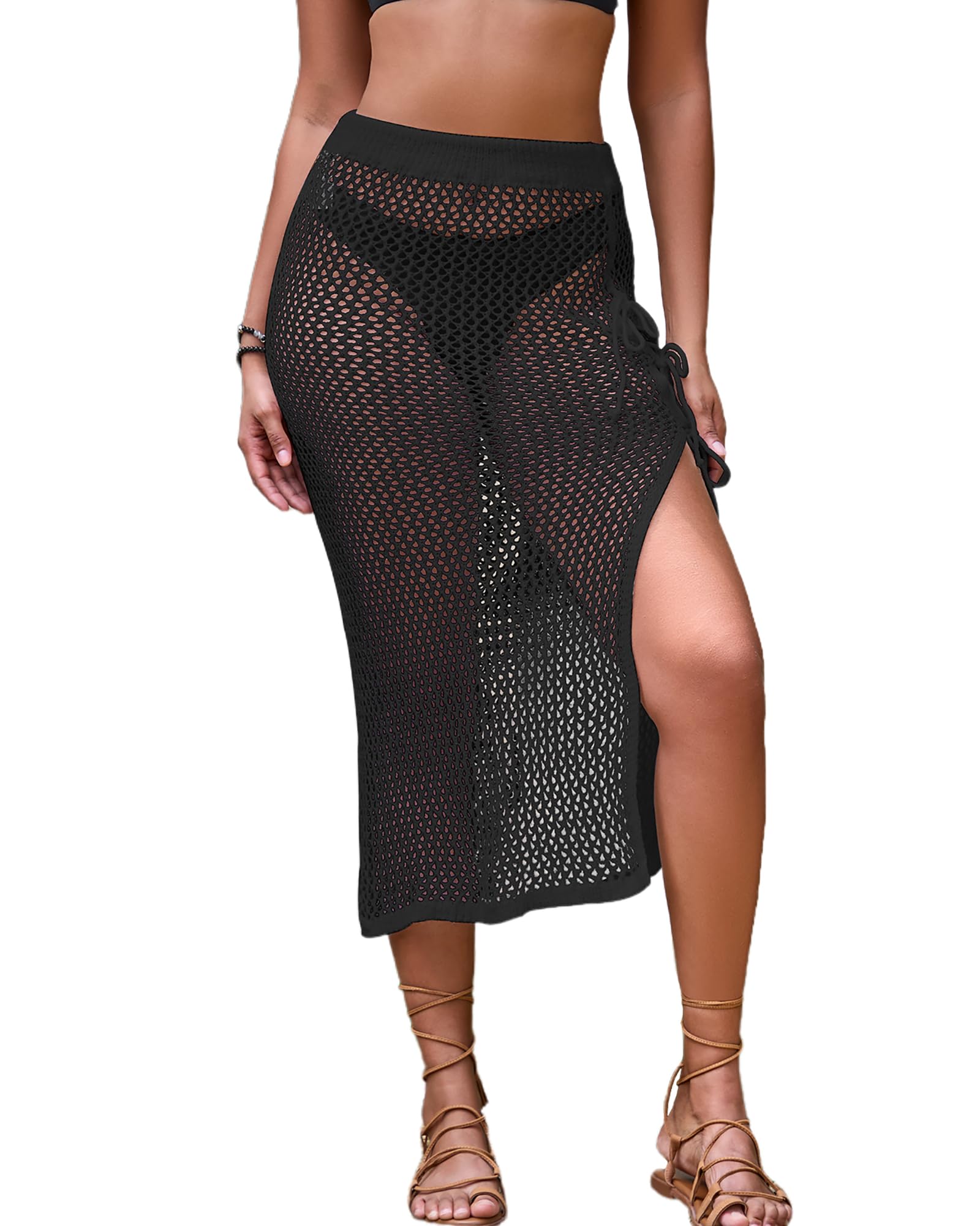 Besubseach Women's Crochet Cover Up Skirt 2025 | Knit Beach Skirt for Swimwear | S-XL | Perfect for Beach Vacation, Pool Party & Summer Outfits