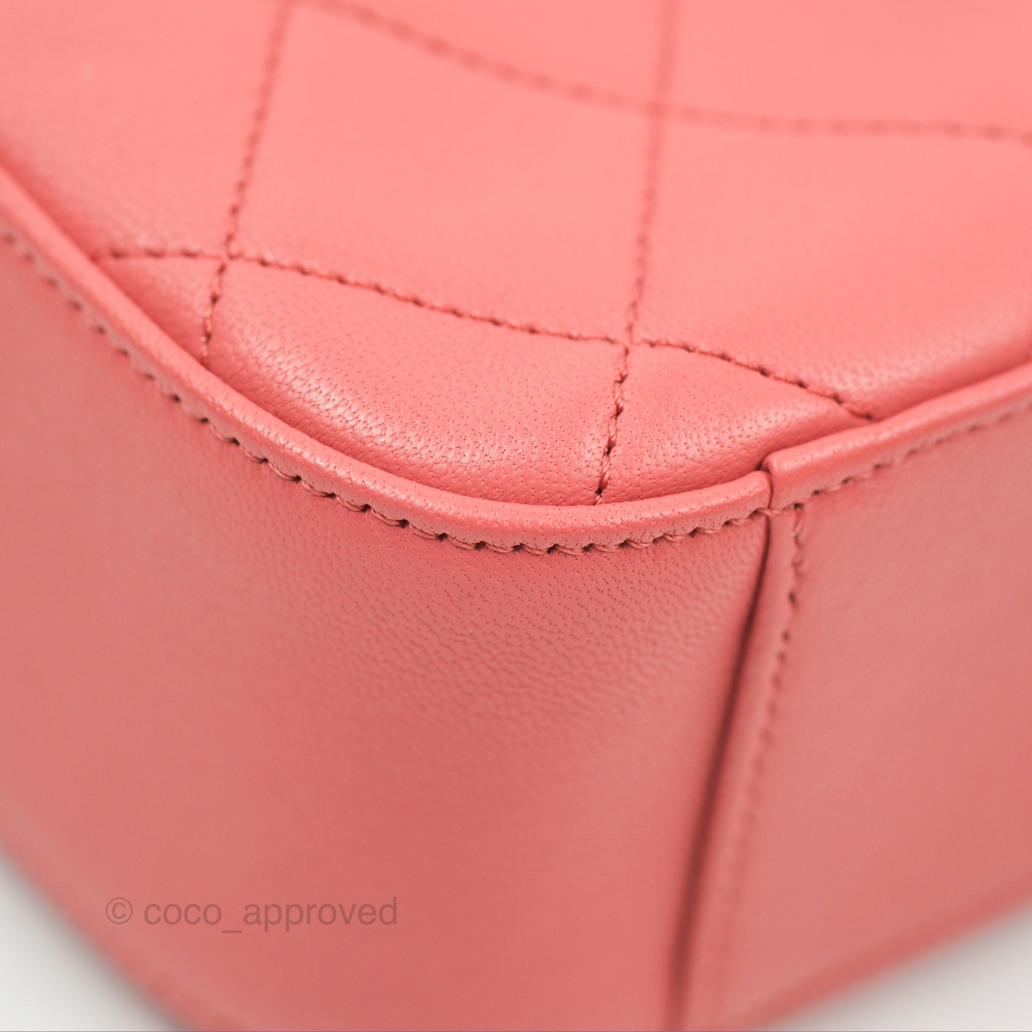 Chanel Pink Goatskin Camera Bag with Aged Gold Chain Strap - Luxury Crossbody Bag for Women, Perfect for Parties & Date Nights