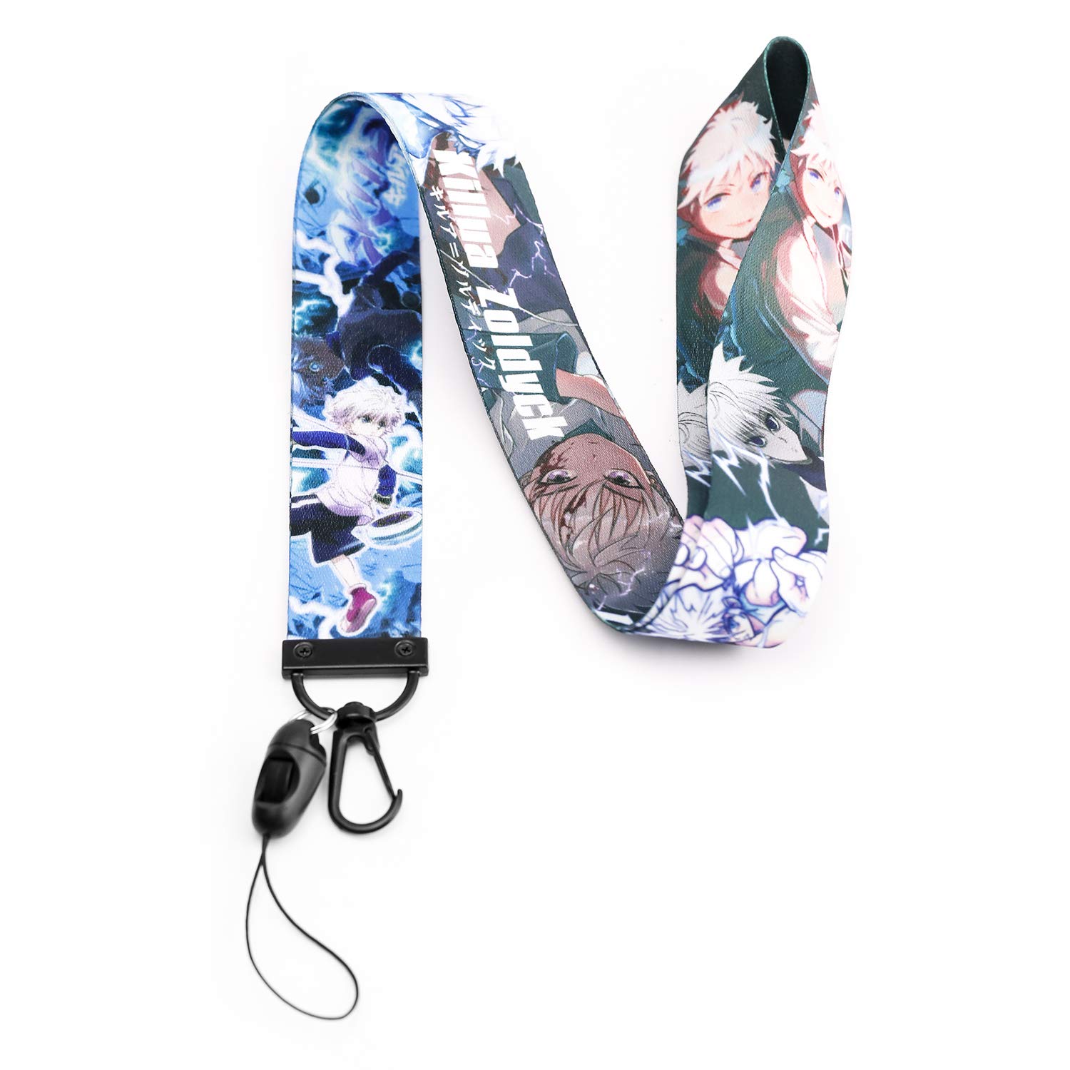 Anime Killua Lanyard Keychain - Cute ID Card Badge Holder for Fans - Perfect for Cosplay, Conventions & Everyday Use