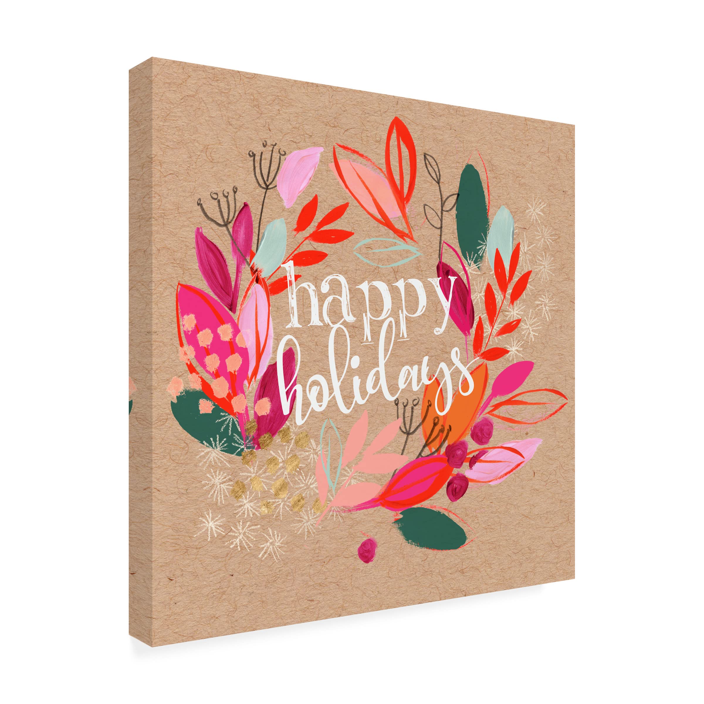 Jennifer Paxton Parker 'Crafty Christmas II' Canvas Wall Art - Holiday Home Decor for Living Room, Bedroom & Office - Trademark Fine Art Collection