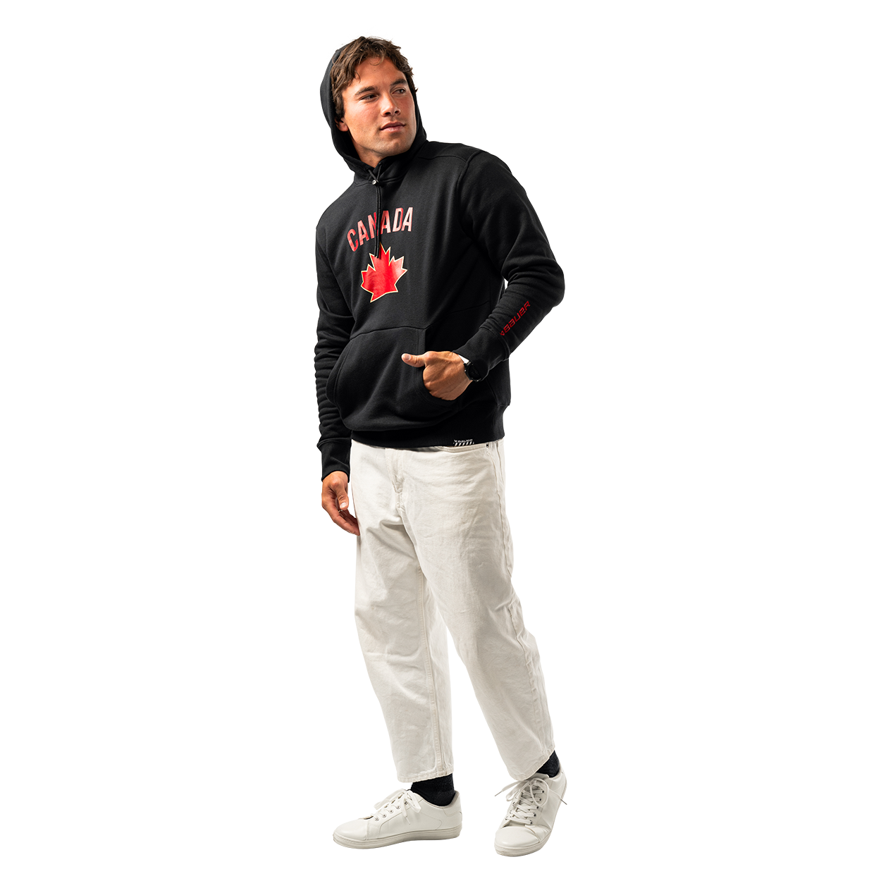 Bauer Hockey Canada Core Ultimate Hoodie for Men - Premium Performance Sweatshirt for Hockey Players & Fans - Perfect for Training, Games & Casual Wear