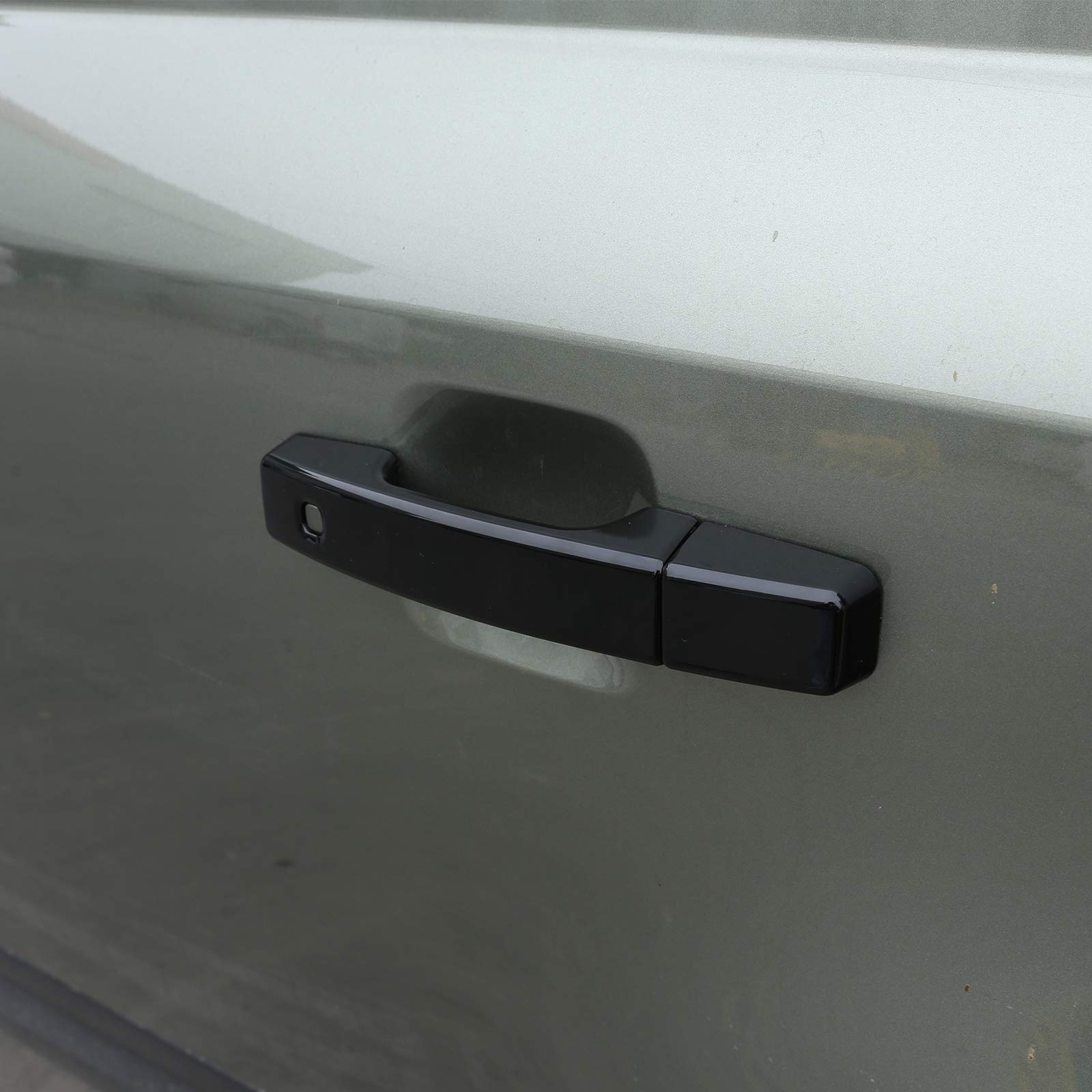 ABS Car Exterior Door Grab Handles Cover for Land Rover Defender 110 2020 - Black Protective Accessories for Off-Road & Urban Driving