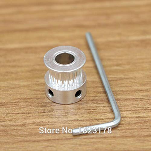 5PCS GT2 Timing Belt Pulley 18 Teeth Aluminum Bore 6.35mm for 2GT Belt Width 6mm - Compatible with 3D Printers, CNC Machines, and DIY Robotics Projects