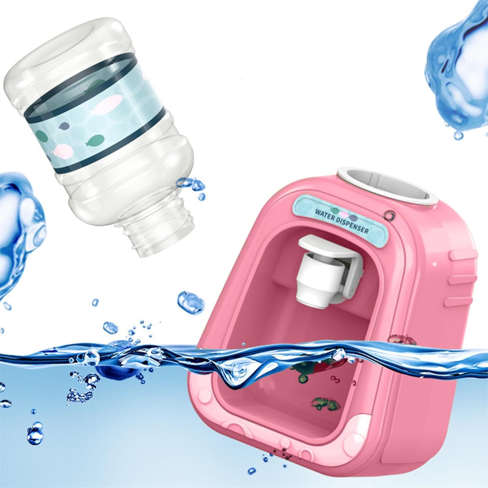 Bleumy Micellar Water Dispenser - Portable Makeup Remover Container with Pump, Mini Water Dispenser for Travel & Home Use | Perfect for Makeup Removal, Skincare & Beauty Routine