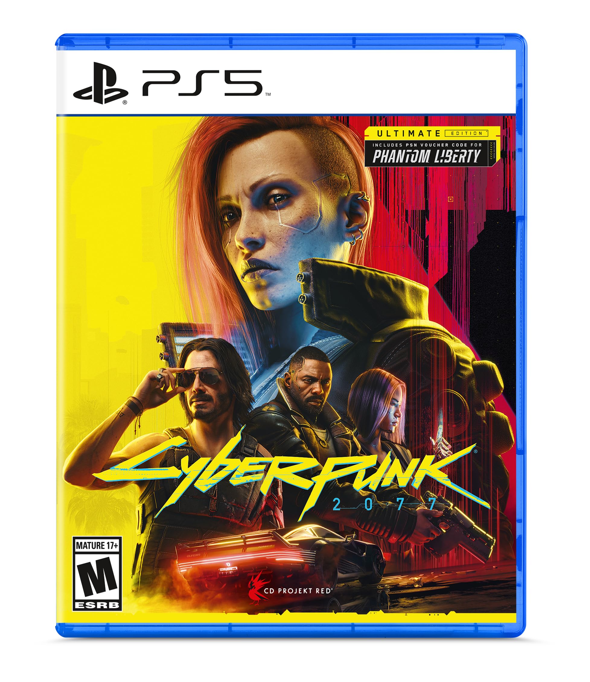 Cyberpunk 2077 Ultimate Edition - PlayStation 5 PS5 Game | Open-World RPG Adventure with Expansions | Perfect for Late-Night Gaming & Collector's Display