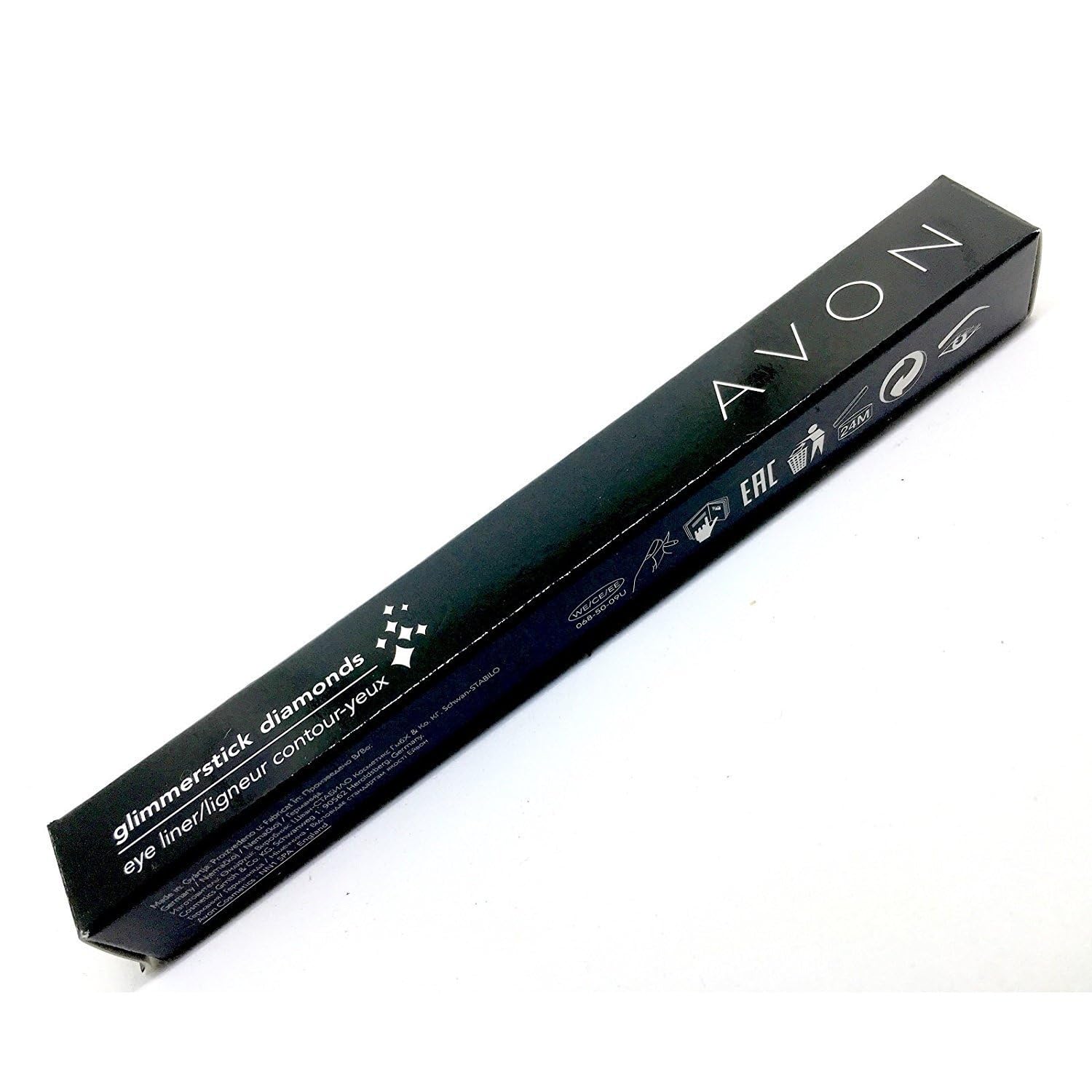 Avon Glimmerstick Diamond Black Ice Eyeliner - Smoky Eye Makeup