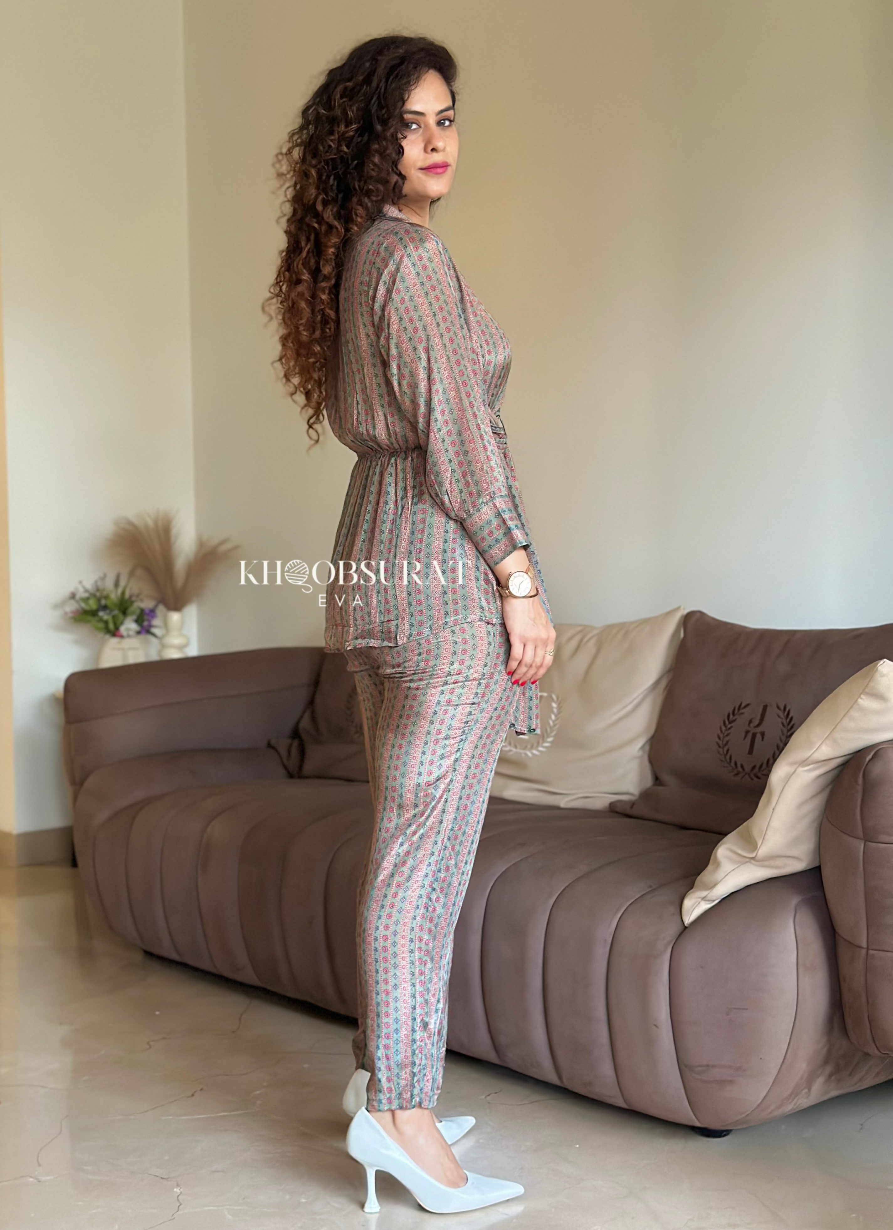 Stylish Grey Coord Set for Women | Trendy Matching Outfit | Perfect for Casual Wear, Work & Travel