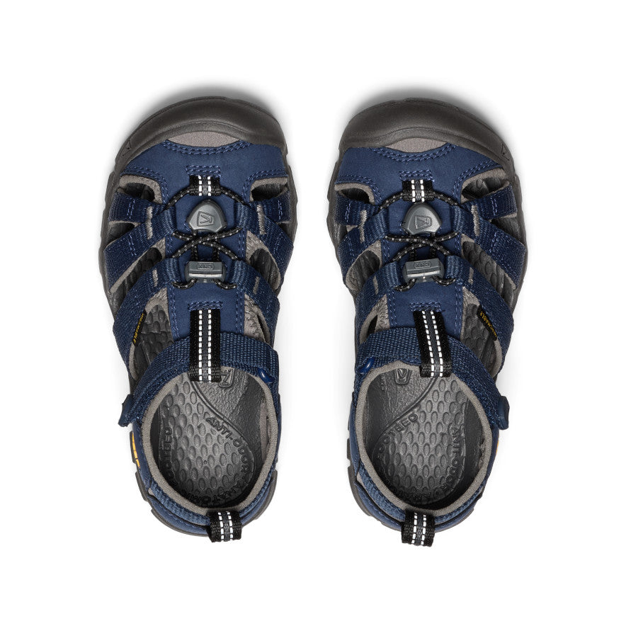 Little Kids' Seacamp II CNX Water Shoes | Navy Blue Drizzle Color | Non-Slip Aqua Socks for Beach, Pool & Water Play