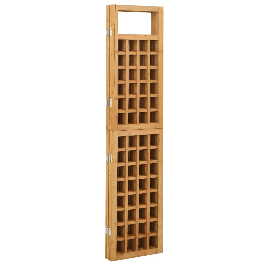 CHARMMA 4-Panel Wooden Room Divider - 63.4