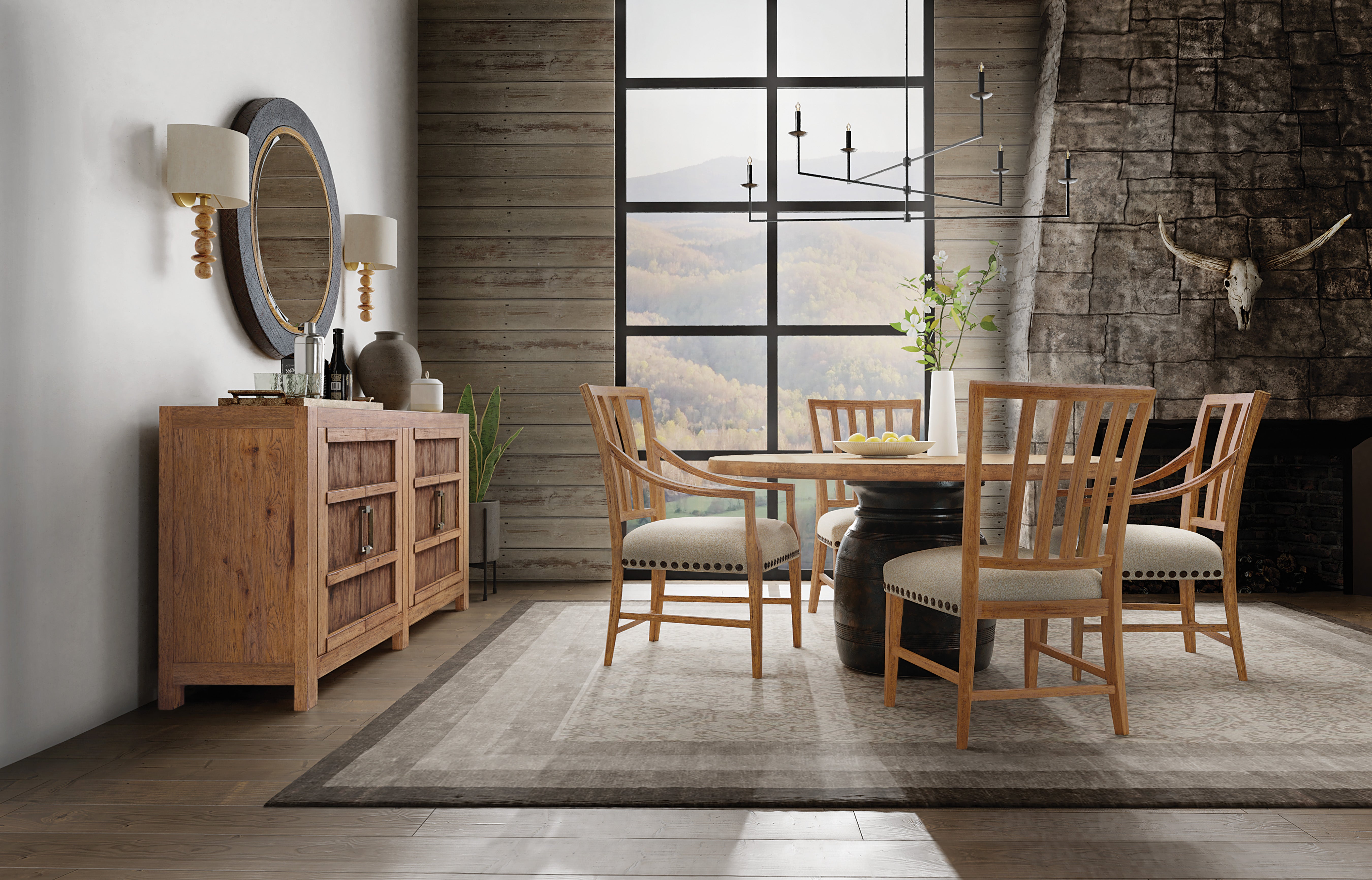 Big Sky Side Chair - Modern Wooden Dining Chair for Kitchen, Living Room & Office - Comfortable & Stylish Home Seating Furniture