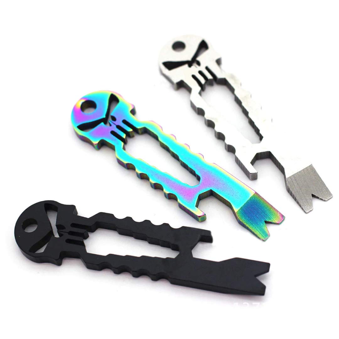 Punisher EDC Multi Tool - Tactical Pocket Knife with Blue Finish | Compact Survival Gear for Camping, Hiking & Everyday Carry