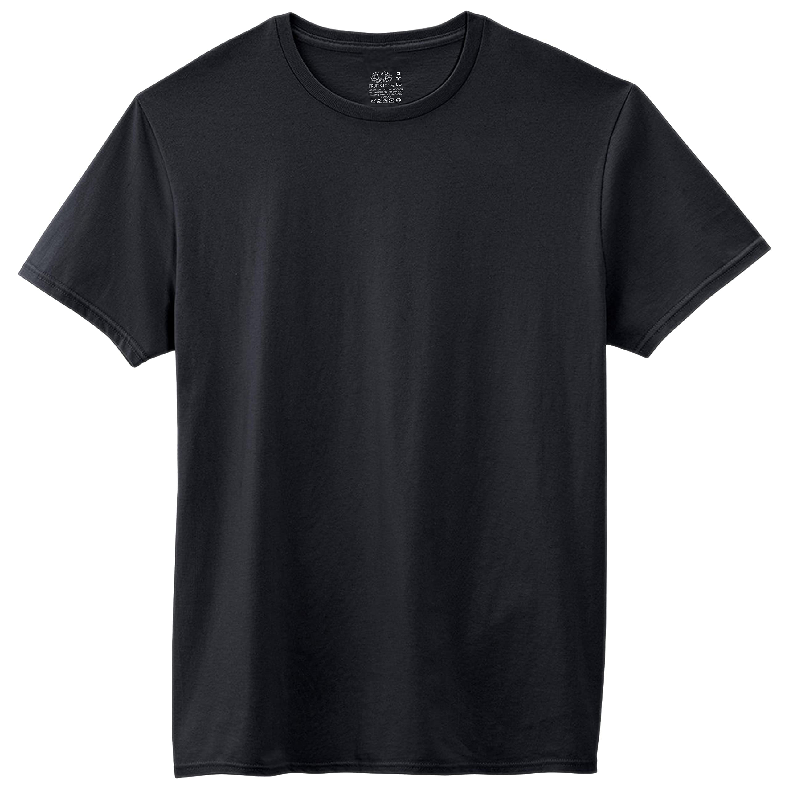 Fruit of the Loom Men's Comfort Fit Crew Neck T-Shirts 6-Pack - Soft Cotton Basic Tees for Casual Wear, Gym & Everyday Use