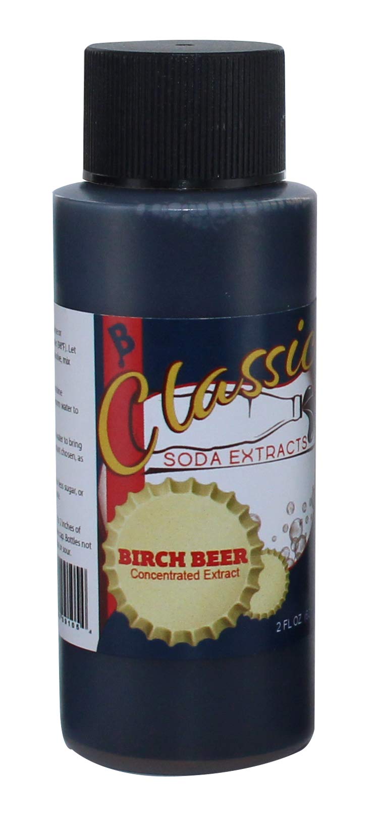 Brewer's Best Classic Soda Extract - Natural Birch Beer Flavoring (2 oz) for Home Brewing, DIY Sodas & Cocktail Mixing - Perfect for Craft Beverages & Party Drinks