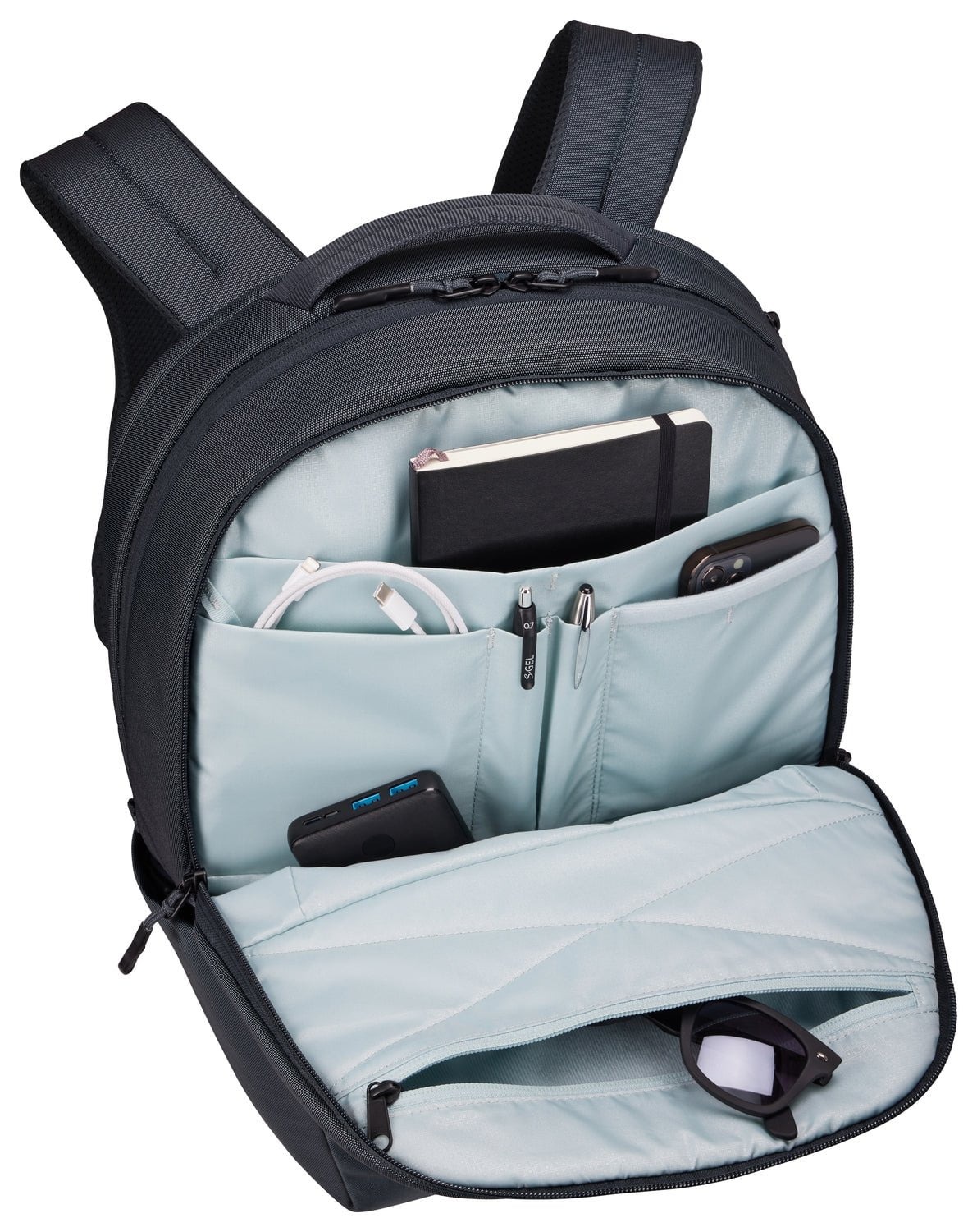 Thule Subterra 2 27L Laptop Backpack for Men & Women - Water-Resistant Dark Slate Gray Business Travel Backpack - Perfect for Commuting, Work & College