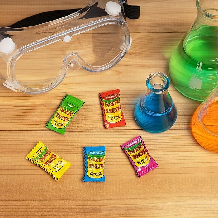Toxic Waste Candy 5-Pack 210g - Sour Candy Assortment | Extreme Sour Flavors | Original USA Made - Perfect for Parties, Gifts & Prank Challenges