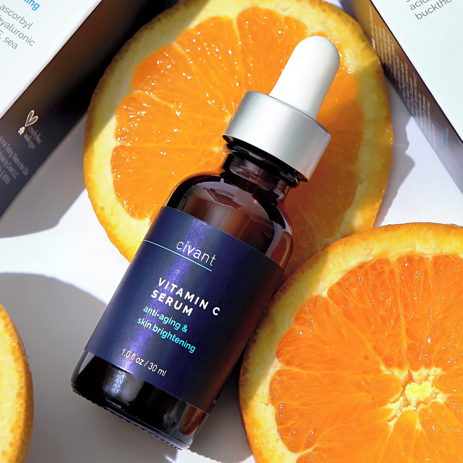 Best Vitamin C Serum for Face - Anti-Aging & Brightening with Hyaluronic Acid & Vitamin E - Paraben Free, Vegan & Cruelty Free (1 fl oz) - Perfect for Daily Skincare Routine & Dark Spot Reduction