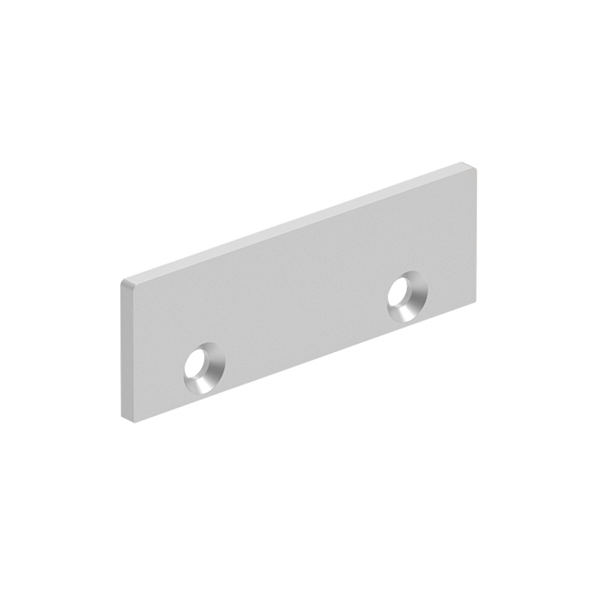 Aluminum Handrail End Plate 70x23mm - VISOR Balustrade Accessory for Staircase & Railing Safety