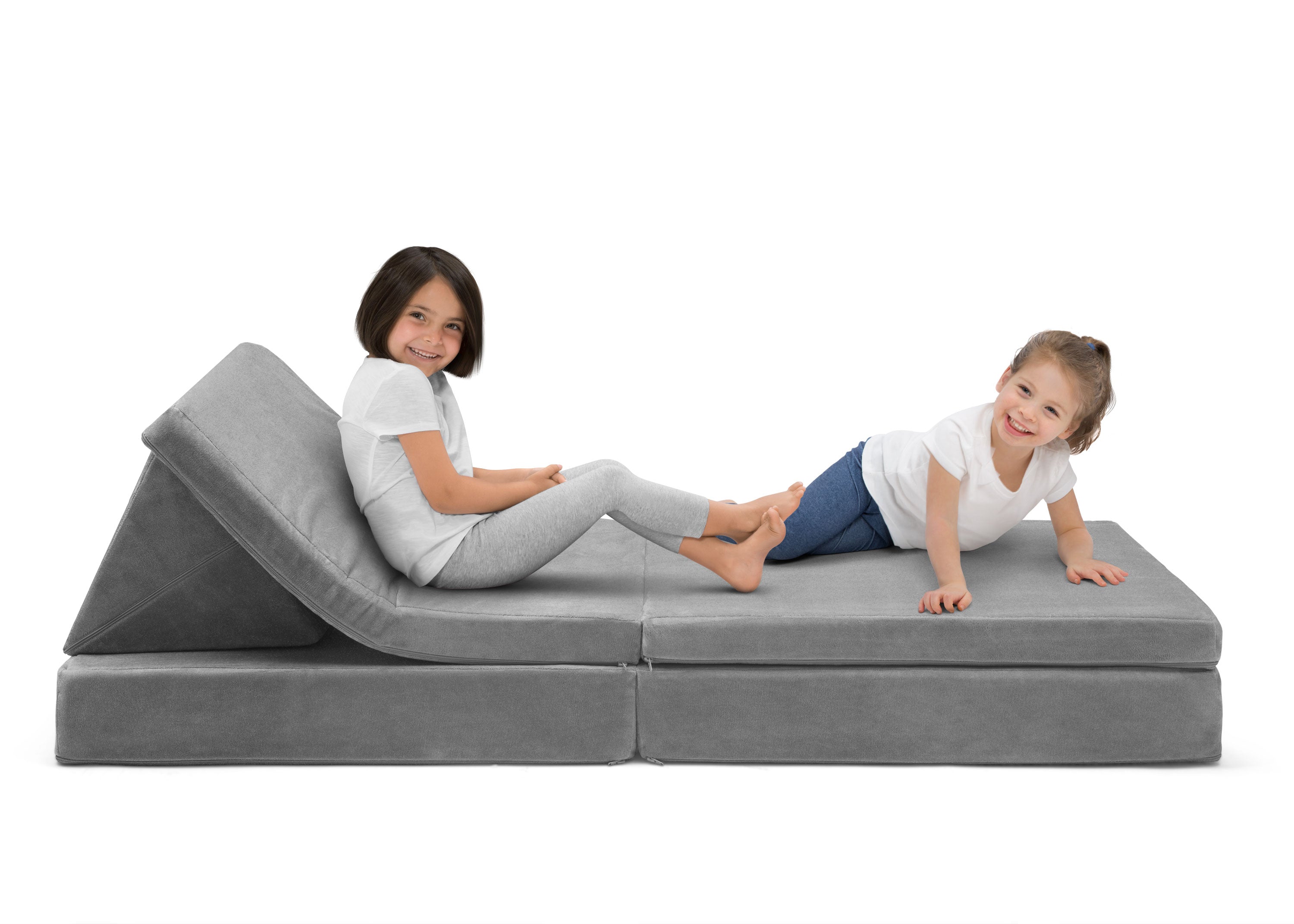 Cozee Play Couch & 4-Piece Lounger Set - Kids Play Furniture for Indoor & Outdoor Use - Perfect for Playrooms, Living Rooms, and Backyard Fun