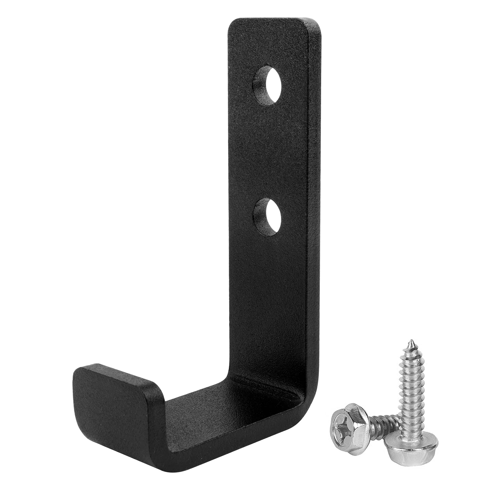 4-Pack Heavy Duty Steel J Hooks for Wall Mount - Home Gym & Garage Storage