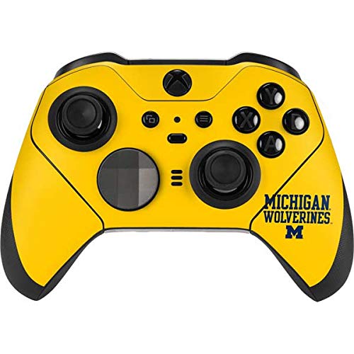 Officially Licensed Michigan Wolverines Gaming Skin for Xbox Elite Wireless Controller Series 2 - Custom Decal Sticker | Perfect for Gamers, Collectors & Wolverines Fans