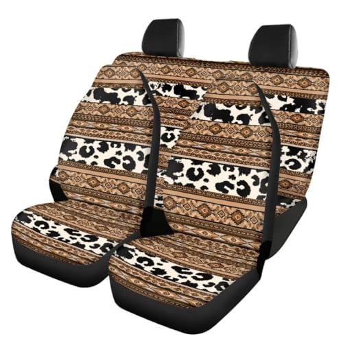 Southwest Indian Aztec Cow Print