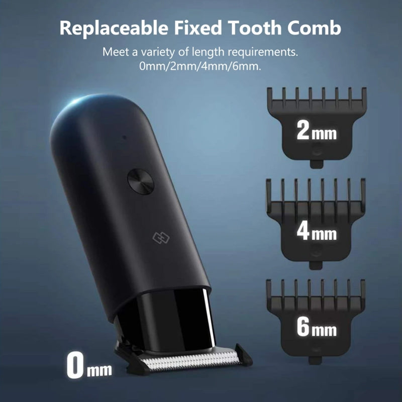 Rechargeable Mini Electric Hair Clipper for Men & Women - Portable Travel Hair Trimmer for Home & Salon Use
