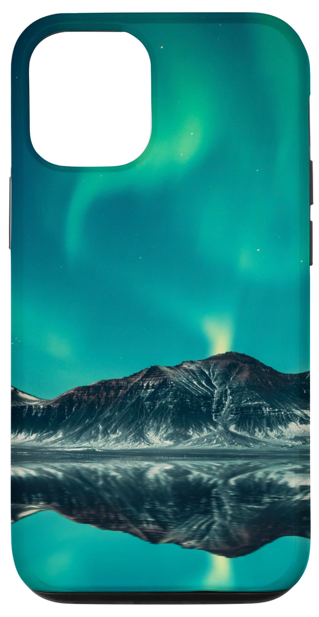 iPhone 15 Case with Northern Lights Aurora Borealis Design - Durable Protective Phone Cover for iPhone 15 - Perfect for Travel, Photography, and Nature Lovers