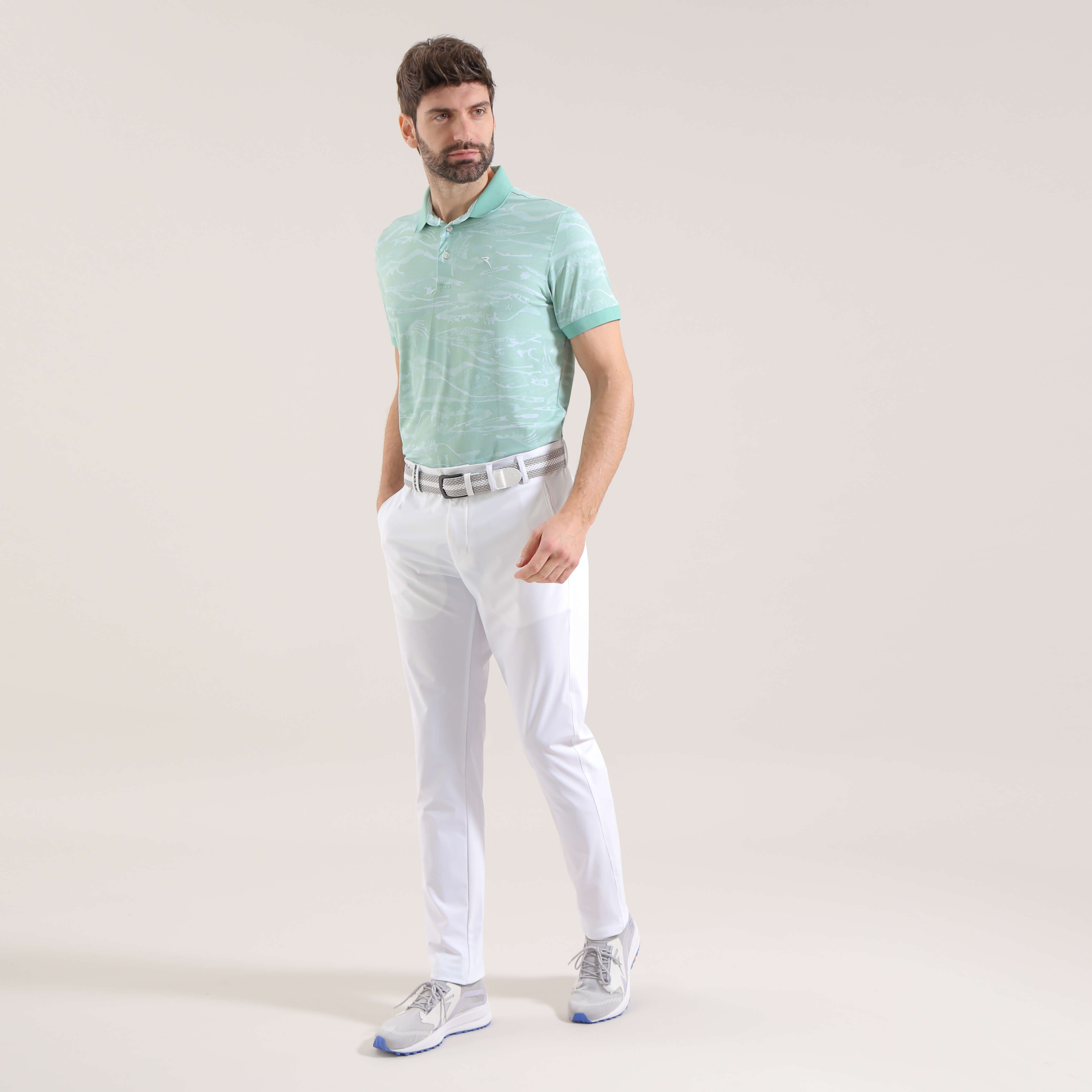 Eco-Friendly Sunblock® Printed Polo Shirt for Men & Women | UV Protection & Breathable Fabric | Perfect for Outdoor Activities, Golf & Casual Wear