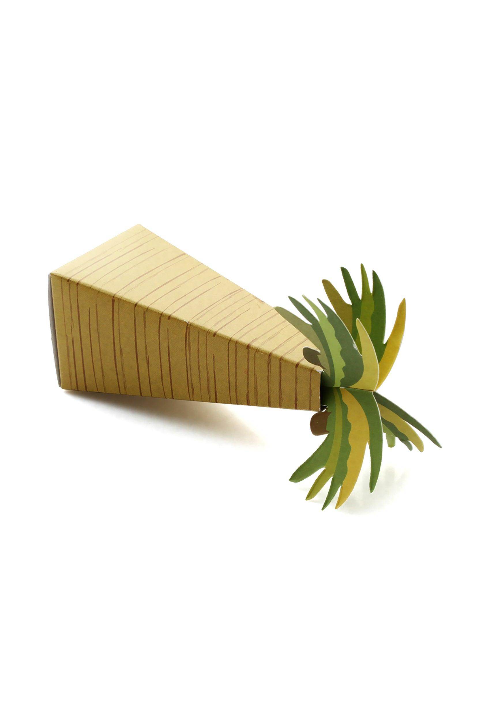 12-Piece Palm Tree Favor Boxes Set CGF0263 - Perfect for Tropical Themed Parties, Baby Showers & Wedding Decorations