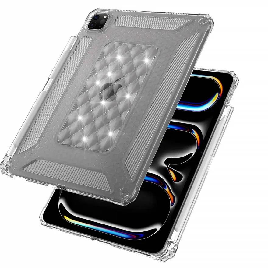 2024 iPad Air Pro 11 Case - Anti-Slip Shockproof TPU Back Cover with Heat Dissipation | Perfect for Work, Travel & Gaming Protection