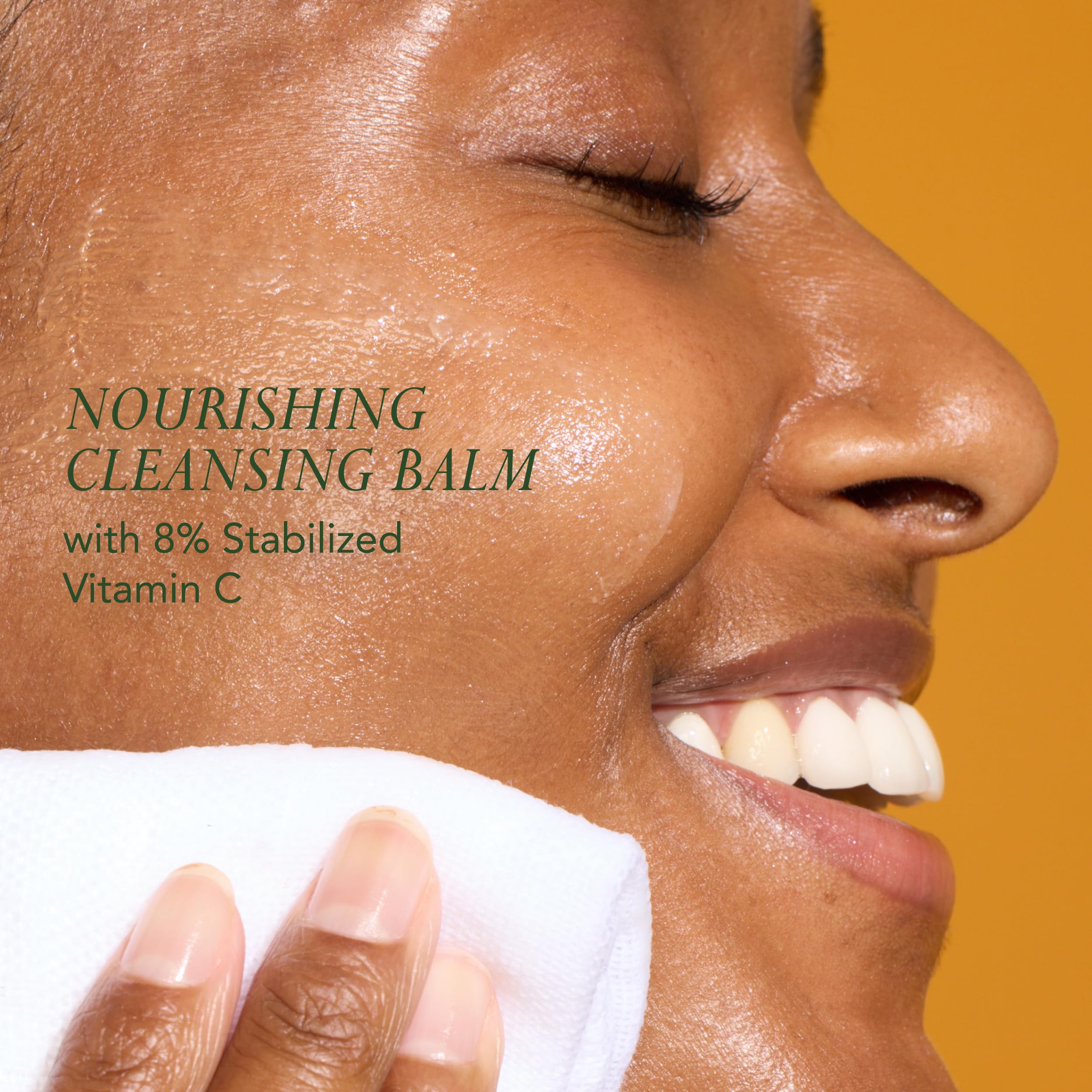Kat Burki Vitamin C Nourishing Cleansing Balm - Brightening & Hydrating Face Cleanser for Glowing Skin | Perfect for Morning & Night Skincare Routine