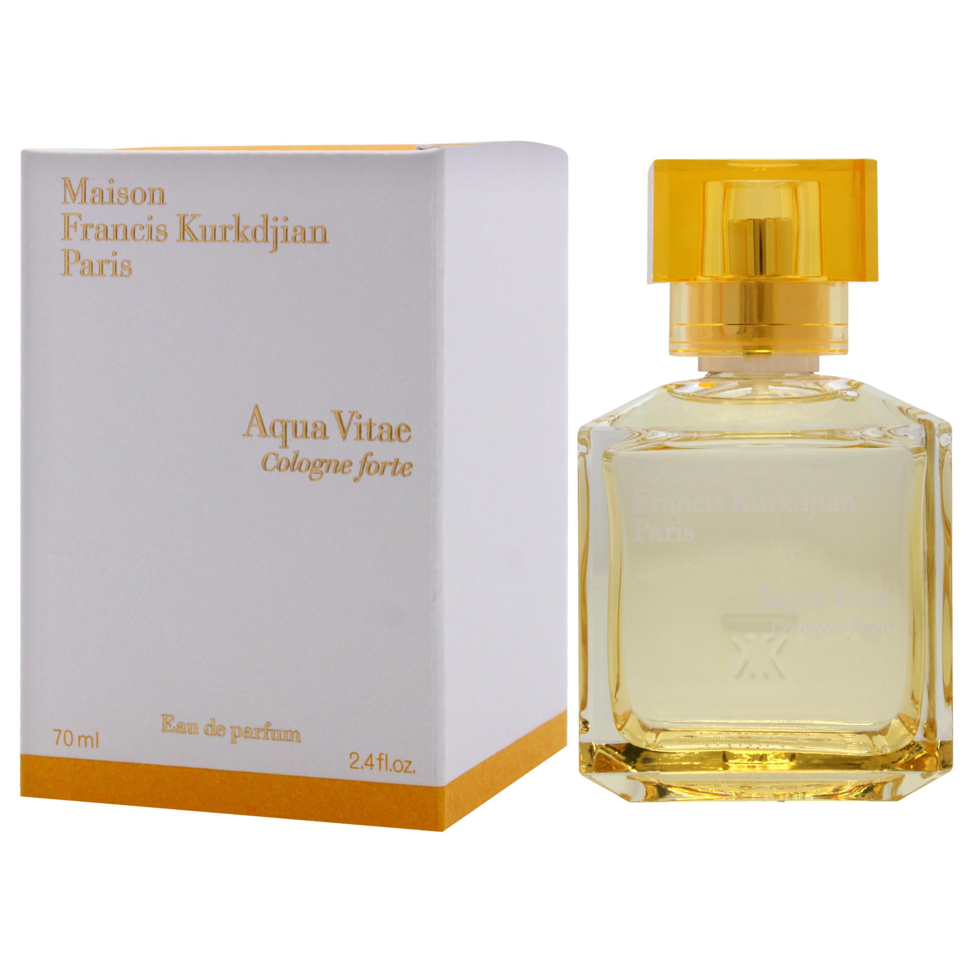 Maison Francis Kurkdjian Aqua Vitae Cologne Forte Unisex Eau de Parfum - 2.4 oz / 70ml Luxury Perfume Spray for Men & Women | Daytime Wear, Office, Date Night & Special Occasions