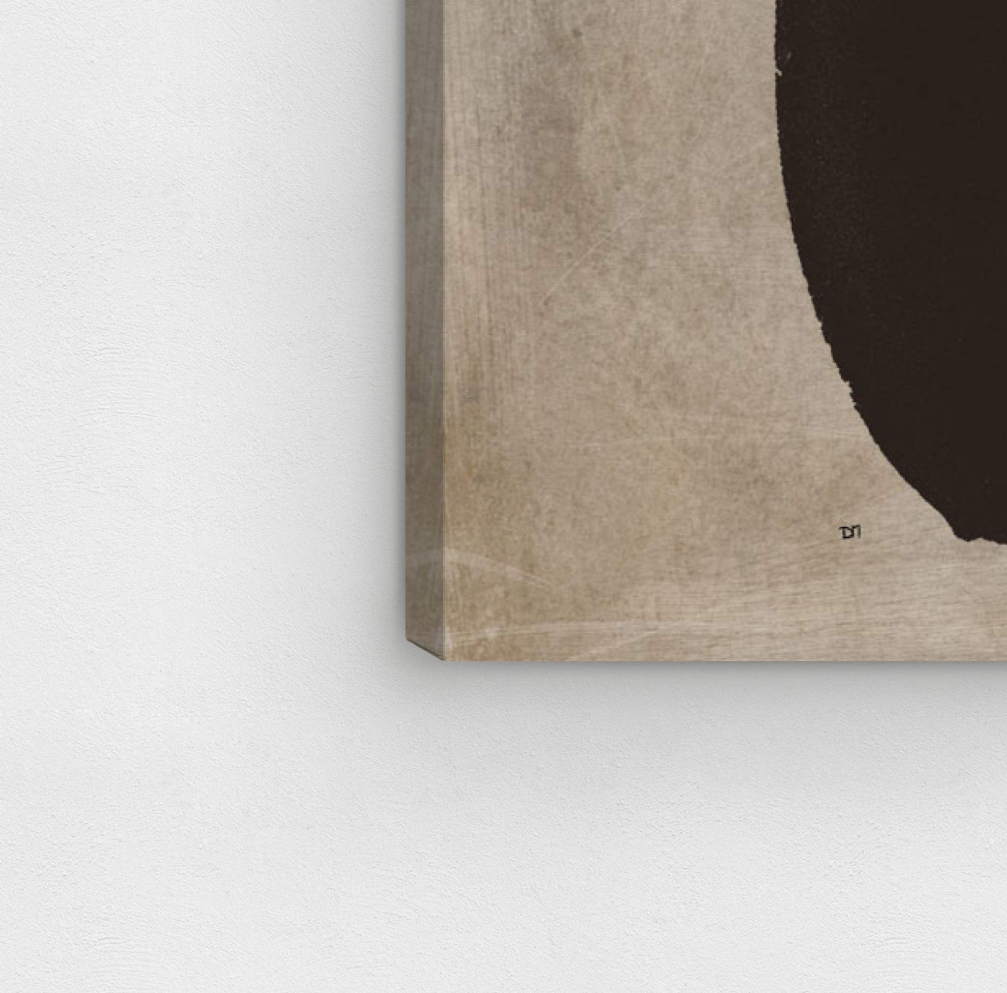 Oliver Gal Artist Co. Abstract Boot Wall Art Canvas Print - 24x24 Inch Brown & White Modern Home Decor - Perfect for Living Room, Bedroom or Office Decor