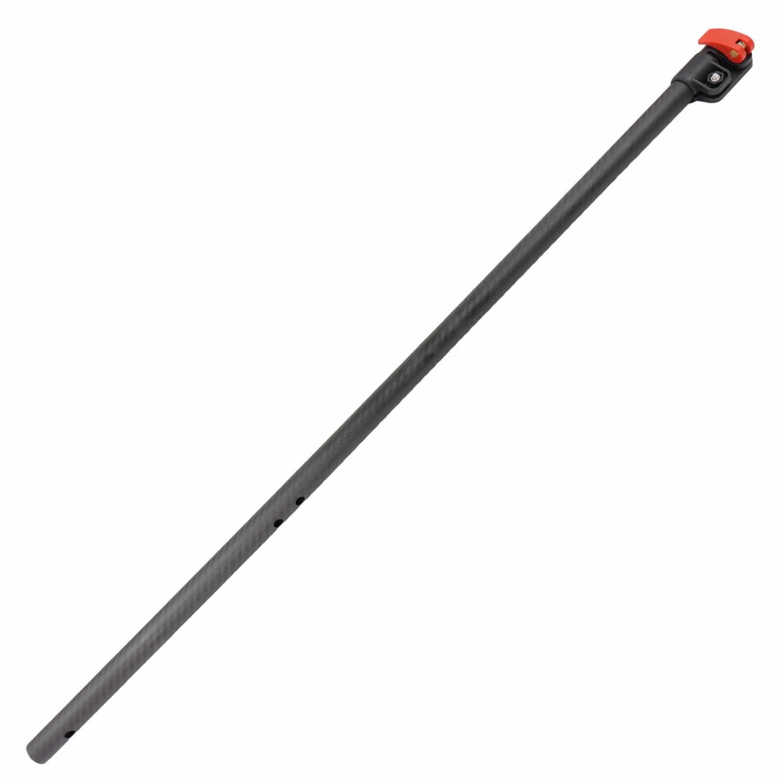 Detect Ed Black LS Carbon Fiber Shaft for Minelab Equinox 600/800 Metal Detector - Lightweight & Adjustable Treasure Hunting Accessory for Beach & Field Exploration