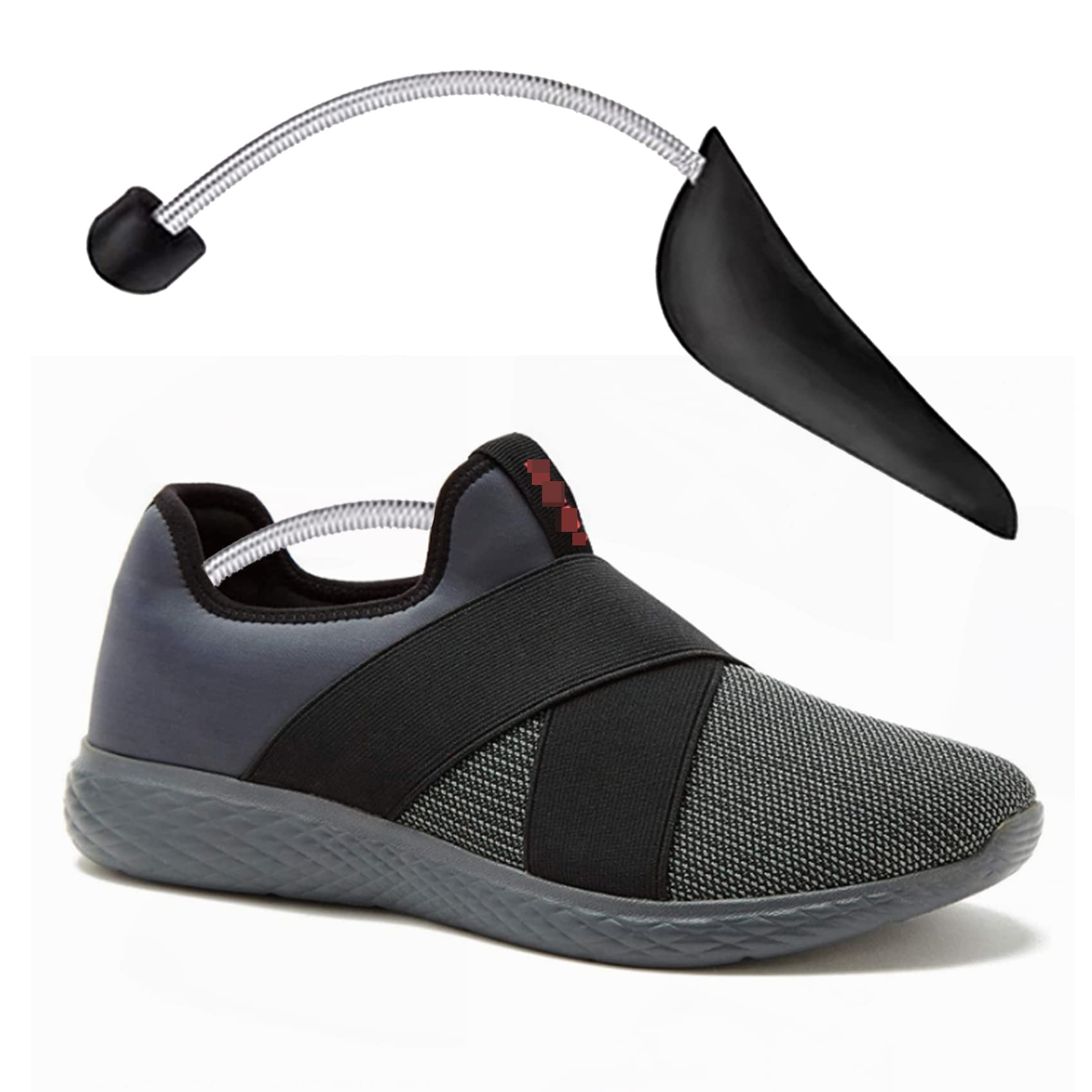 Men's Plastic Shoe Trees for Sneakers & Boots - Shoe Stretcher & Shape Holder to Prevent Creases | Perfect for Travel, Storage & Shoe Care