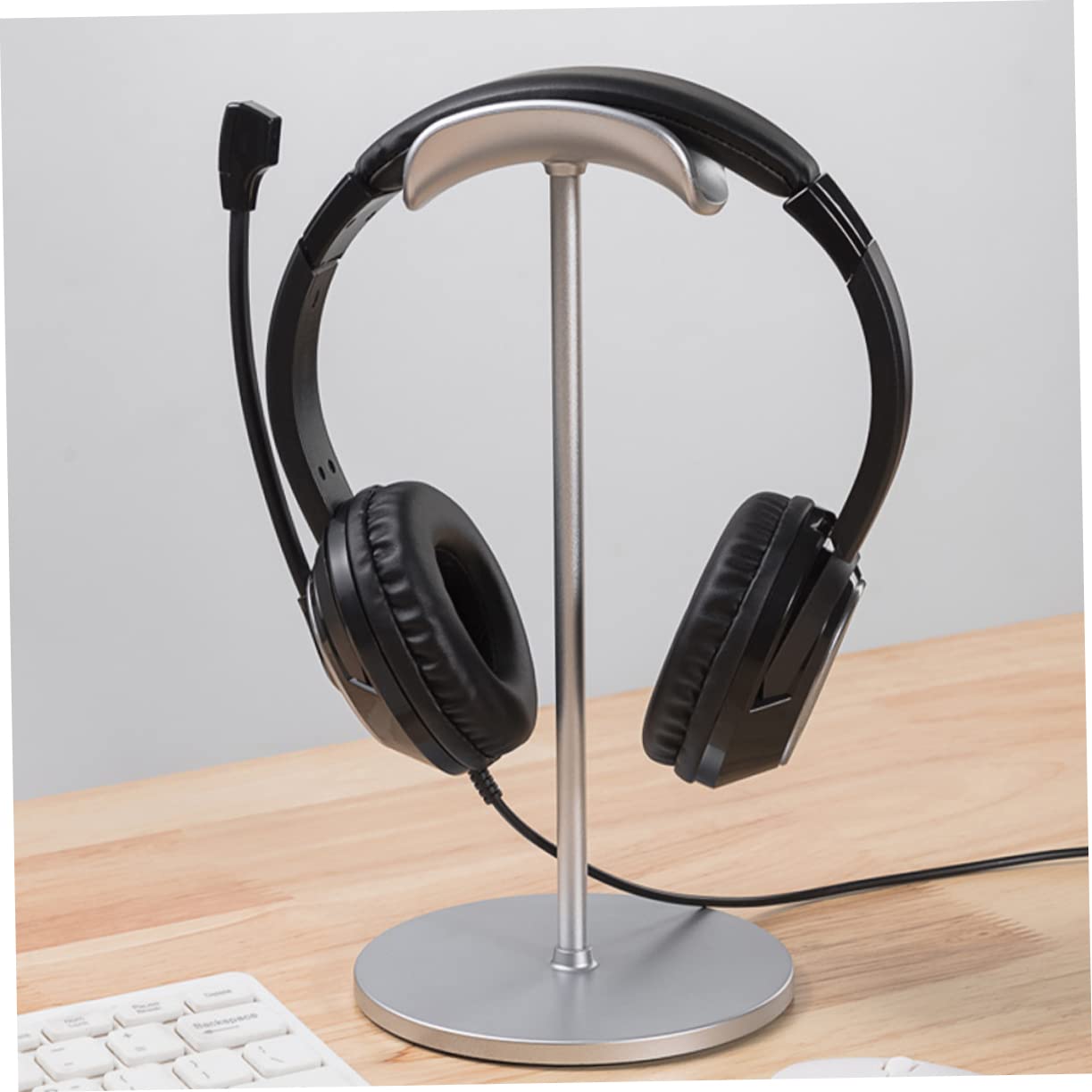 Cabilock 4-Pack Headphone Stand Holder - ABS Desktop Headset Display Rack for Gaming, Office & Studio Organization - Space-Saving Headphone Organizer for Desk, Workstation & Entertainment Setup