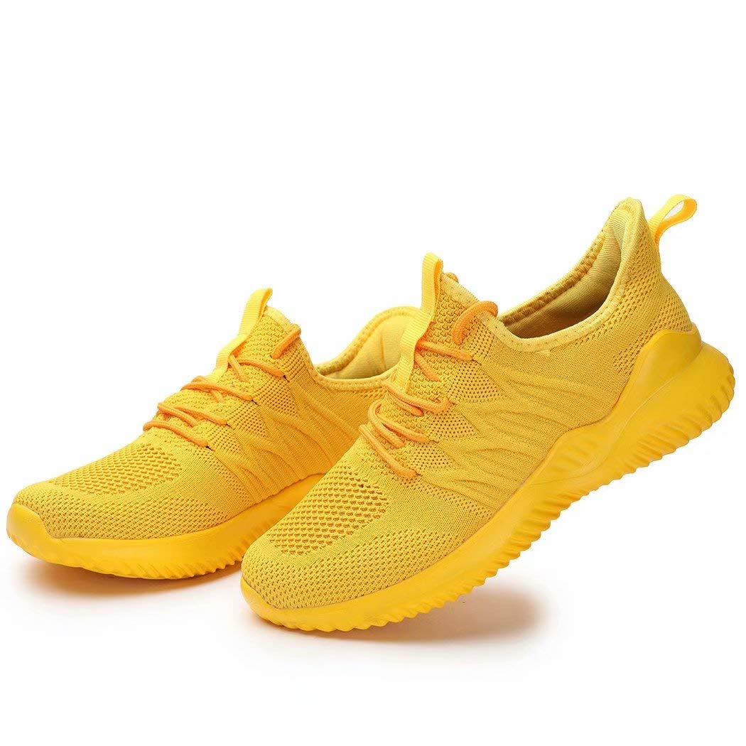 KEEZMZ Women's Lightweight Slip-On Walking & Running Shoes - Breathable Casual Tennis Sneakers for Gym, Workout, and Everyday Wear