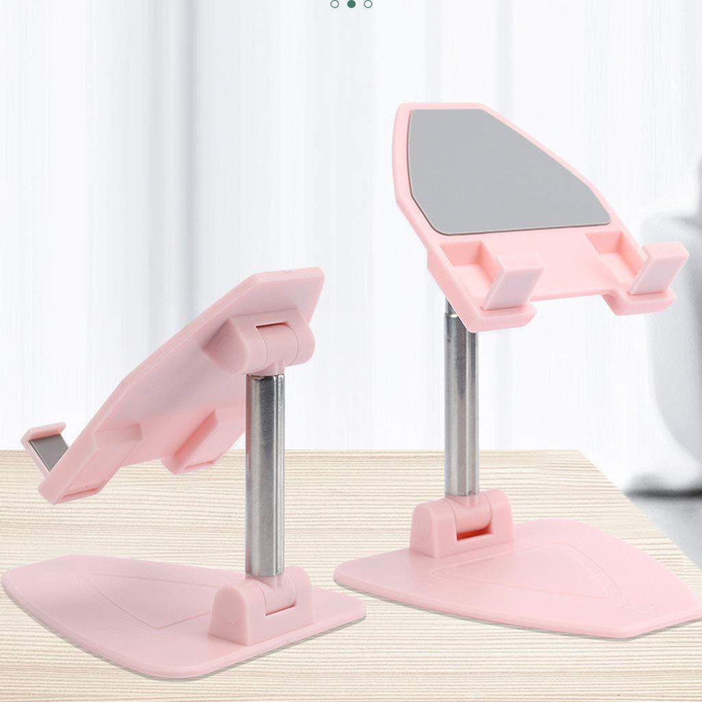 Adjustable Phone Stand for Desk - Thick Case Friendly, Universal Mobile Phone & Tablet Holder - Perfect for Work, Gaming, and Video Calls