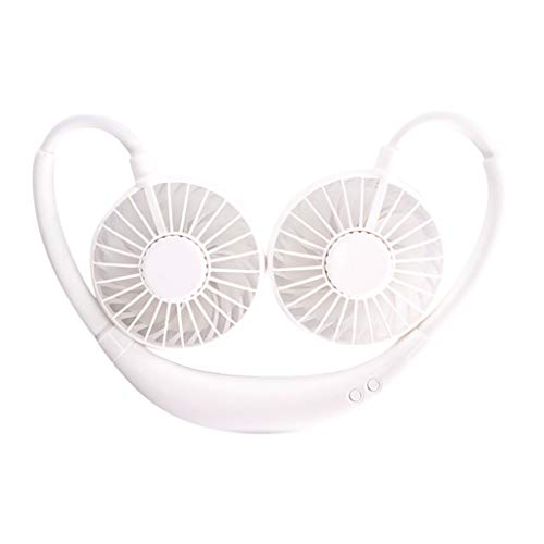 Becoler Portable Hands-Free Mini USB Fan - Rechargeable Neck Fan with 12H Battery Life, 3 Speeds & 360° Adjustable Head - Perfect for Office, Travel, Outdoor & Camping Use