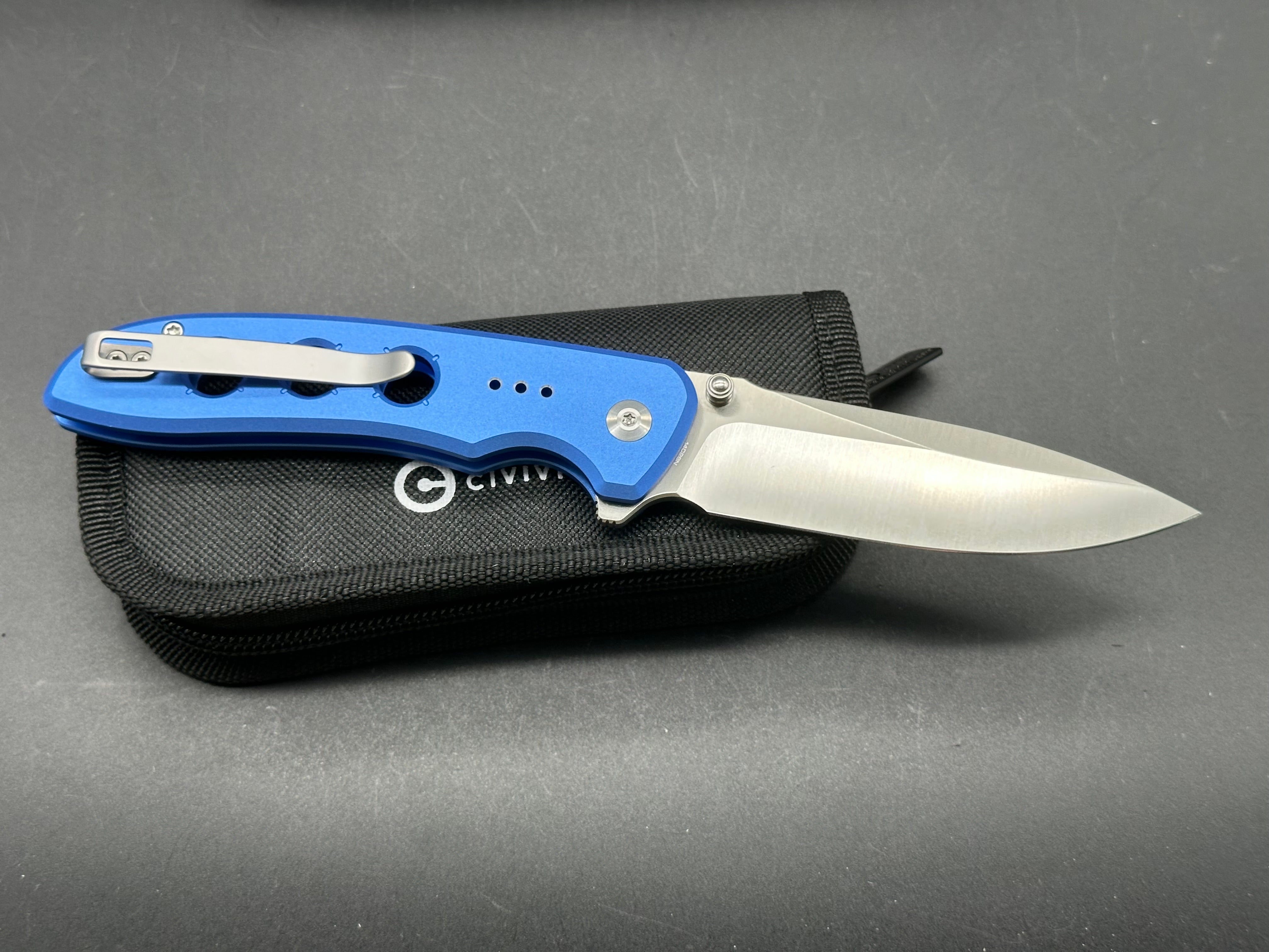 CIVIVI Hyperpulse Button Lock Folding Knife - 3.5
