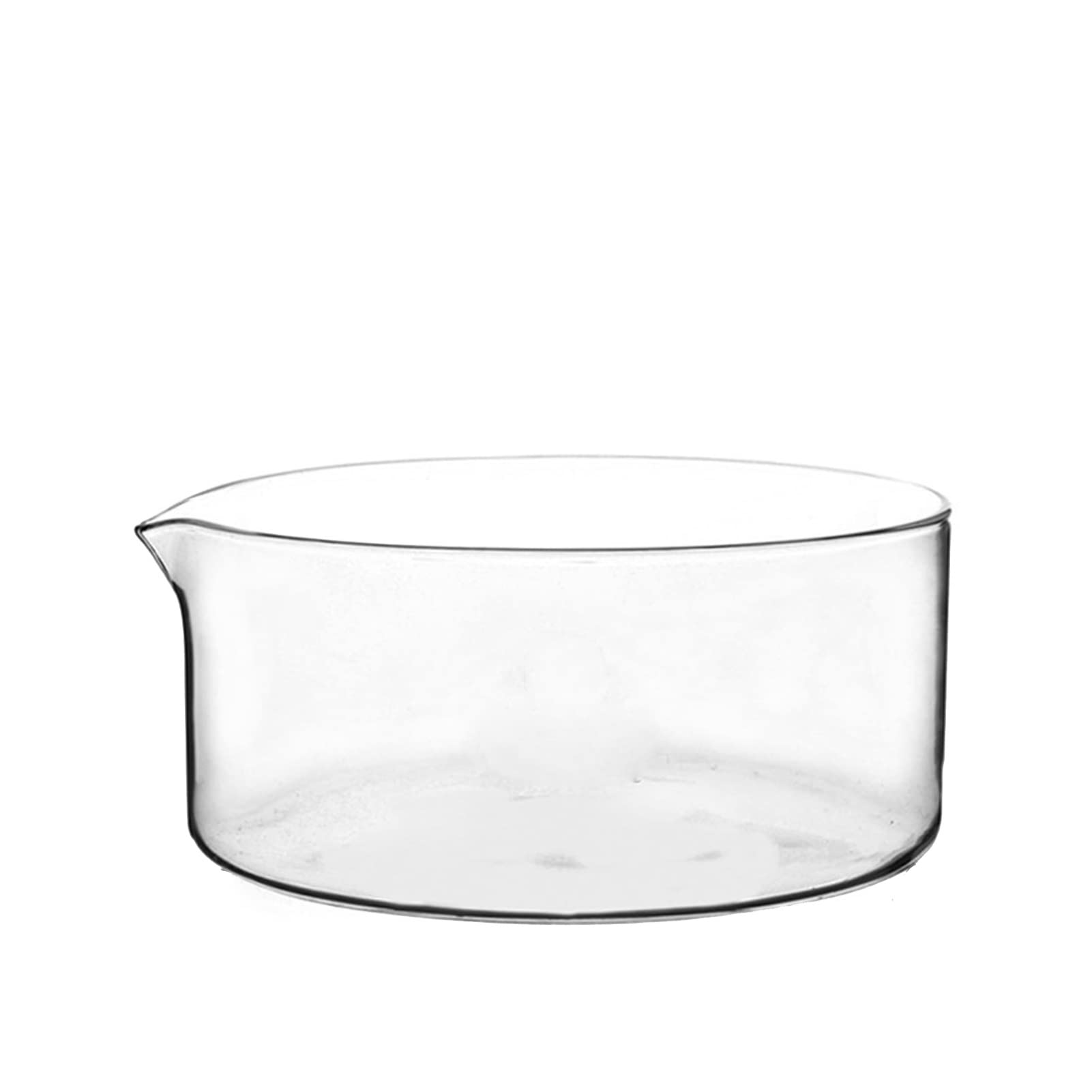 230mm Borosilicate 3.3 Glass Crystallizing Dish - Flat Bottom with Spout, Heat Resistant Evaporation Dishes for Chemistry Lab (Pack of 2) - Perfect for Scientific Experiments, Chemical Reactions & Laboratory Use